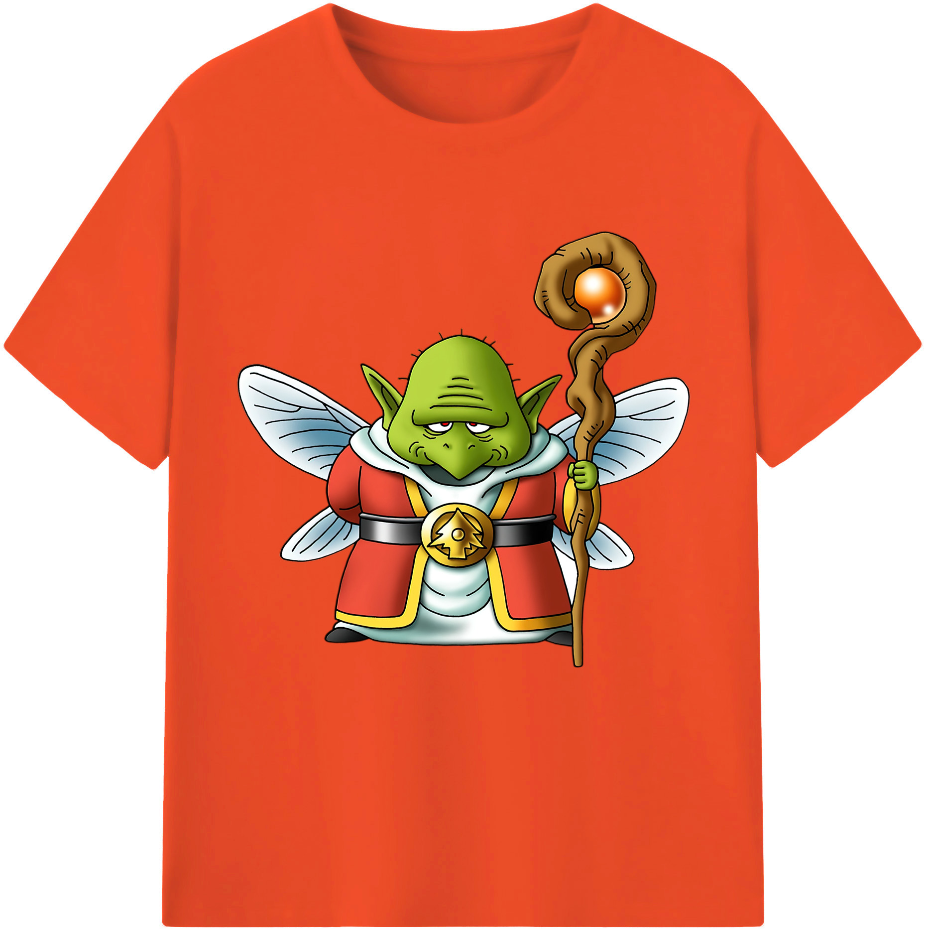 （画像用） ドラゴンクエスト Doragon Kuesuto Dragon Quest 綿100％半袖Tシャツ（フロントプリント）