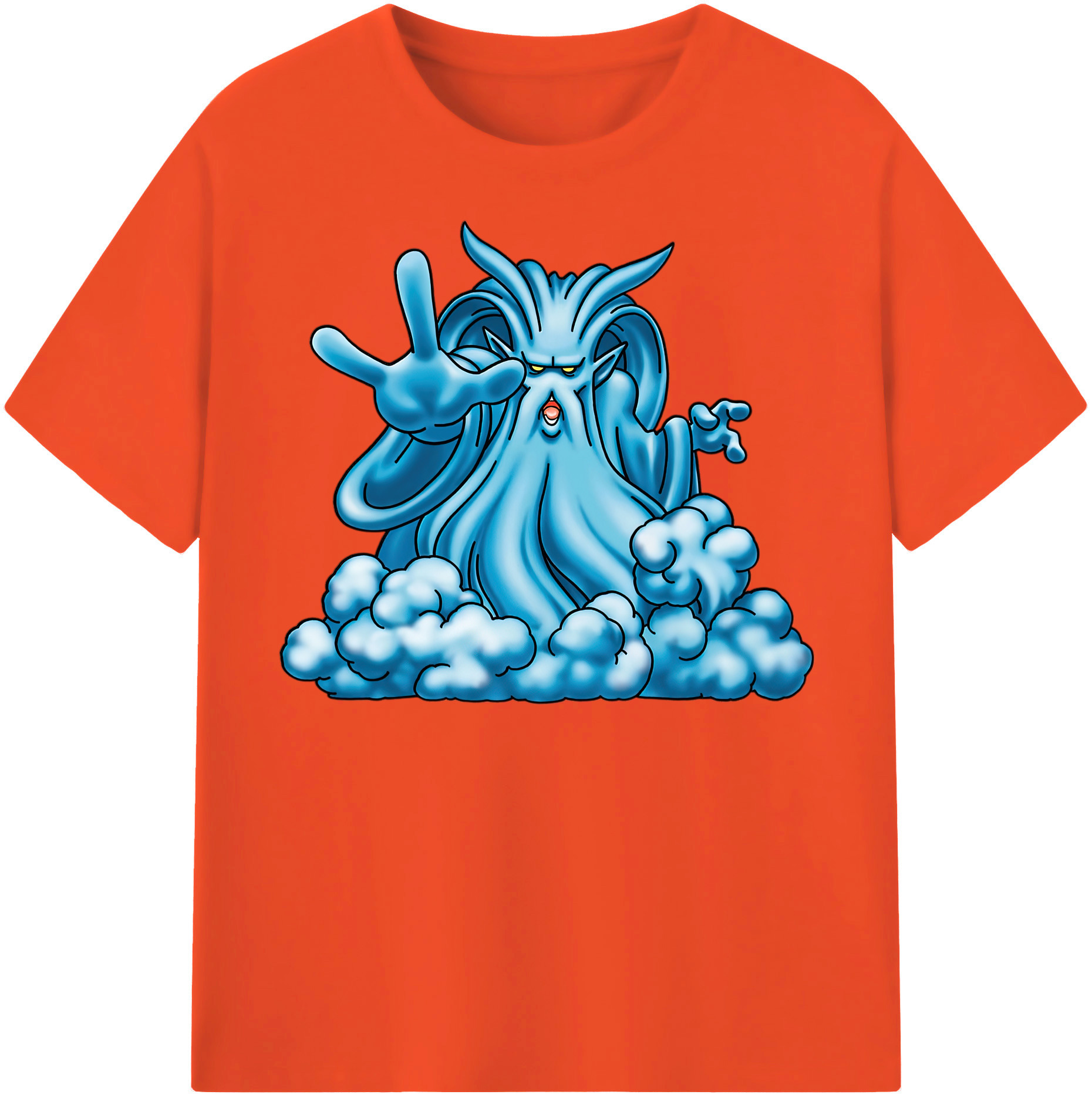 （画像用） ドラゴンクエスト Doragon Kuesuto Dragon Quest 綿100％半袖Tシャツ（フロントプリント）