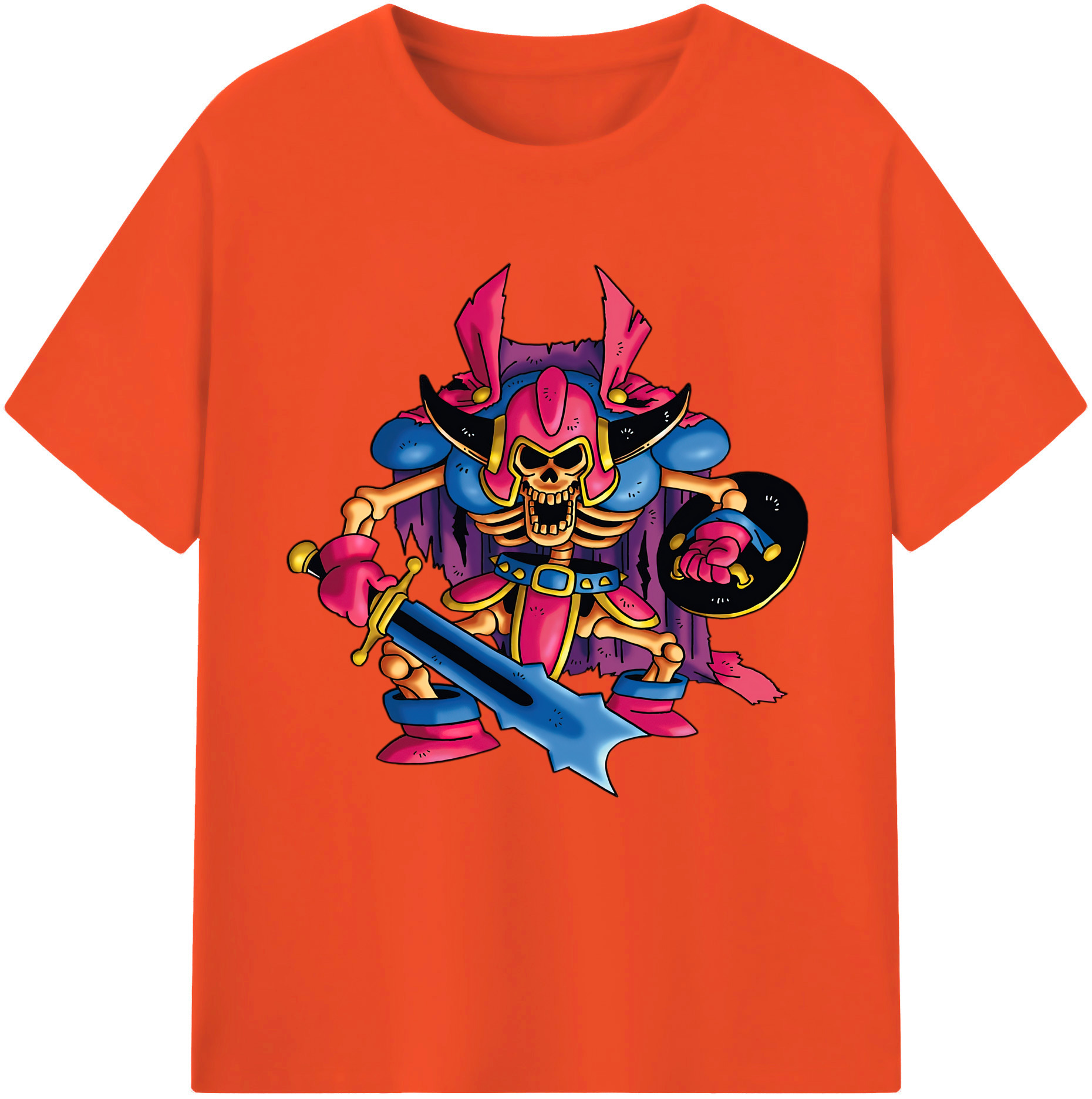 （画像用） ドラゴンクエスト Doragon Kuesuto Dragon Quest 綿100％半袖Tシャツ（フロントプリント）
