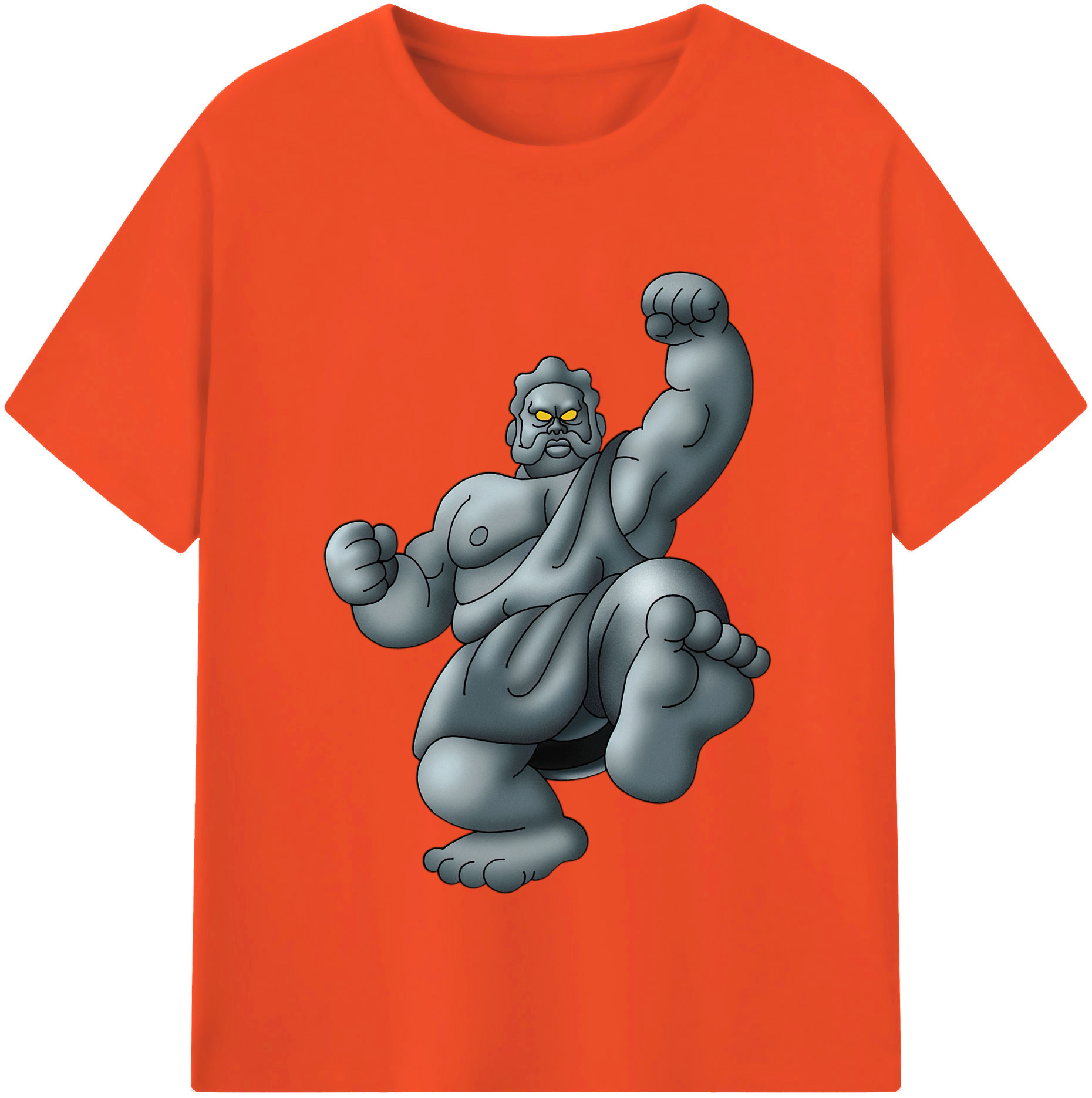 （画像用） ドラゴンクエスト Doragon Kuesuto Dragon Quest 綿100％半袖Tシャツ（フロントプリント）