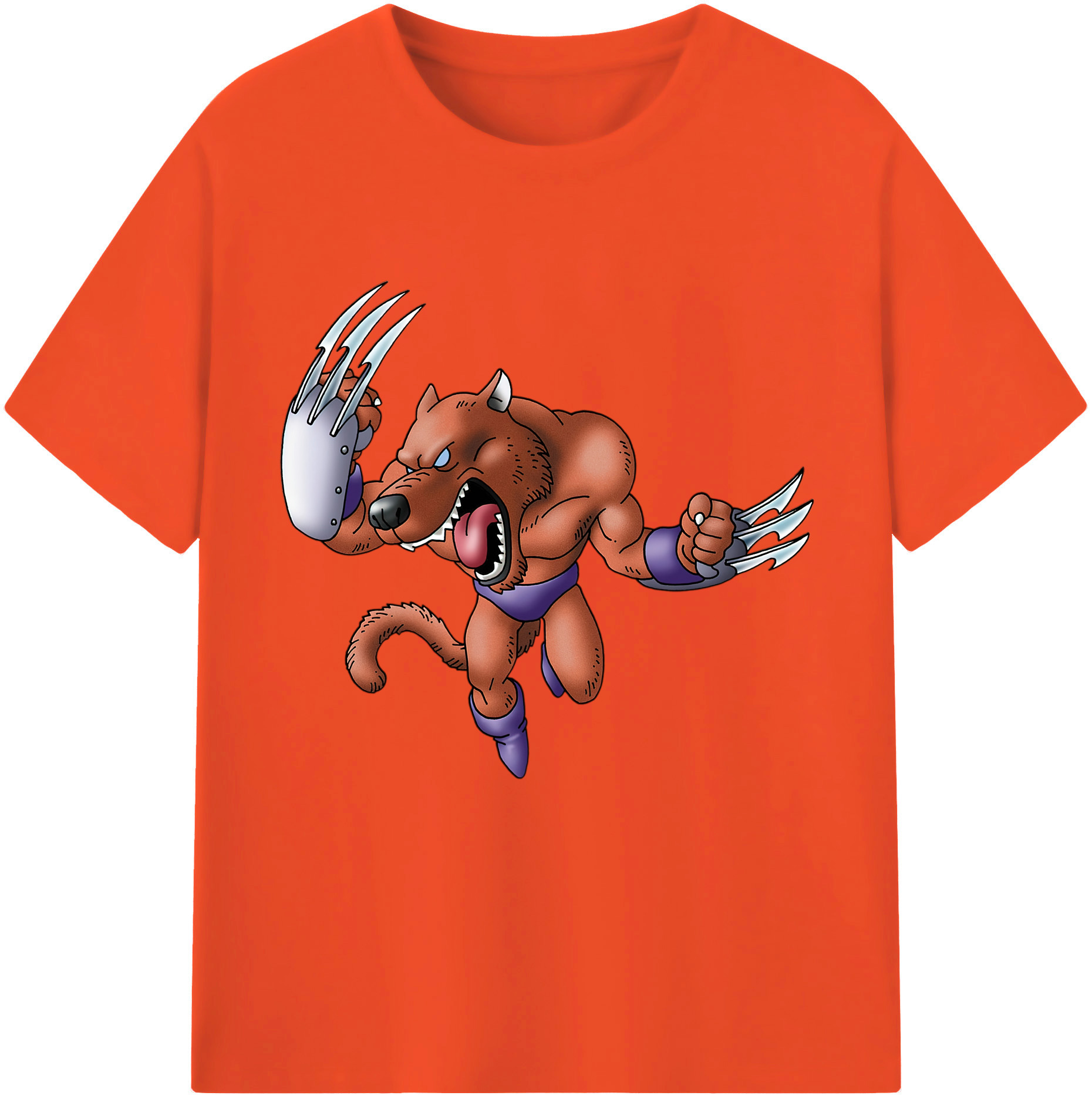 （画像用） ドラゴンクエスト Doragon Kuesuto Dragon Quest 綿100％半袖Tシャツ（フロントプリント）