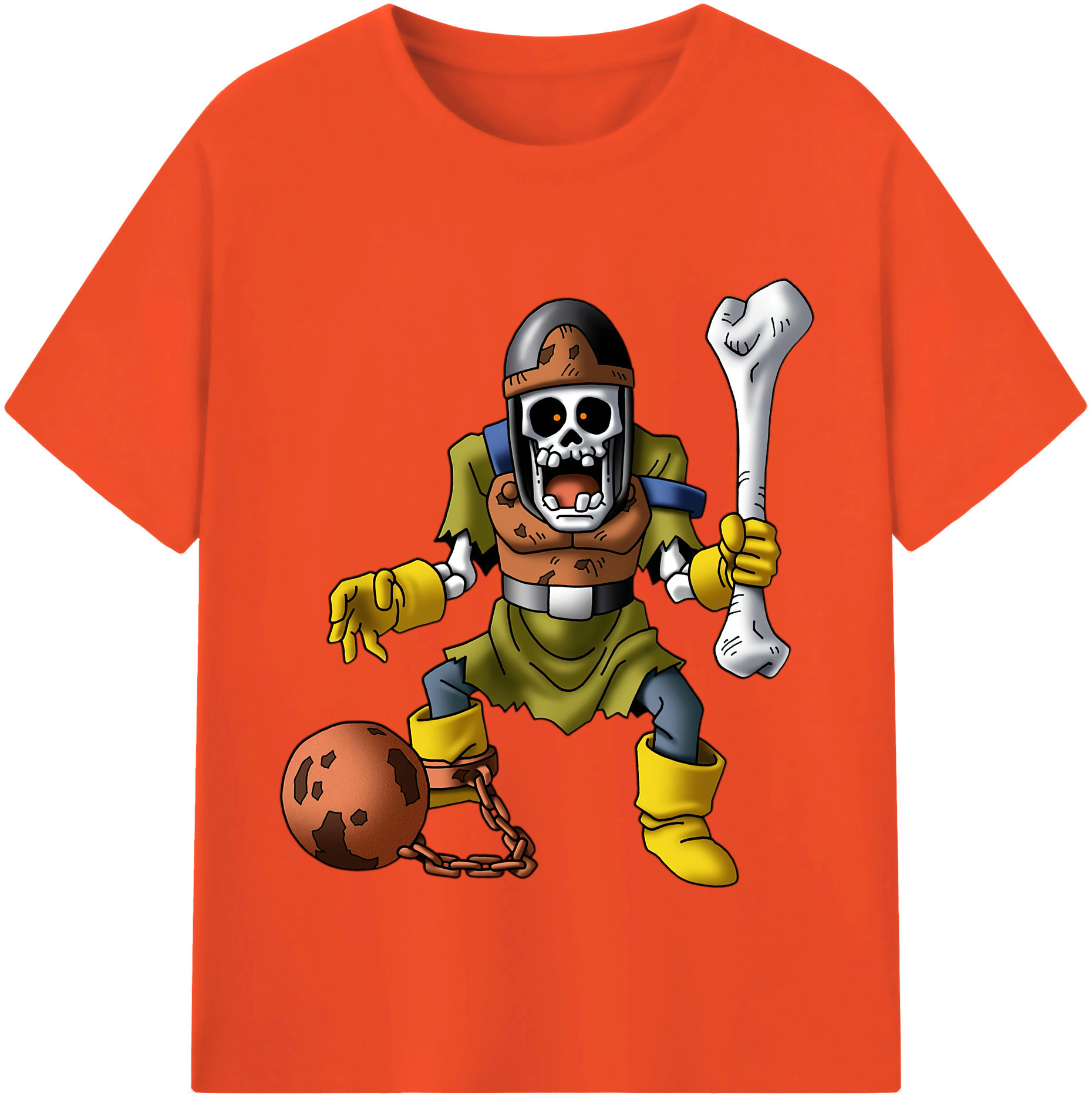 （画像用） ドラゴンクエスト Doragon Kuesuto Dragon Quest 綿100％半袖Tシャツ（フロントプリント）