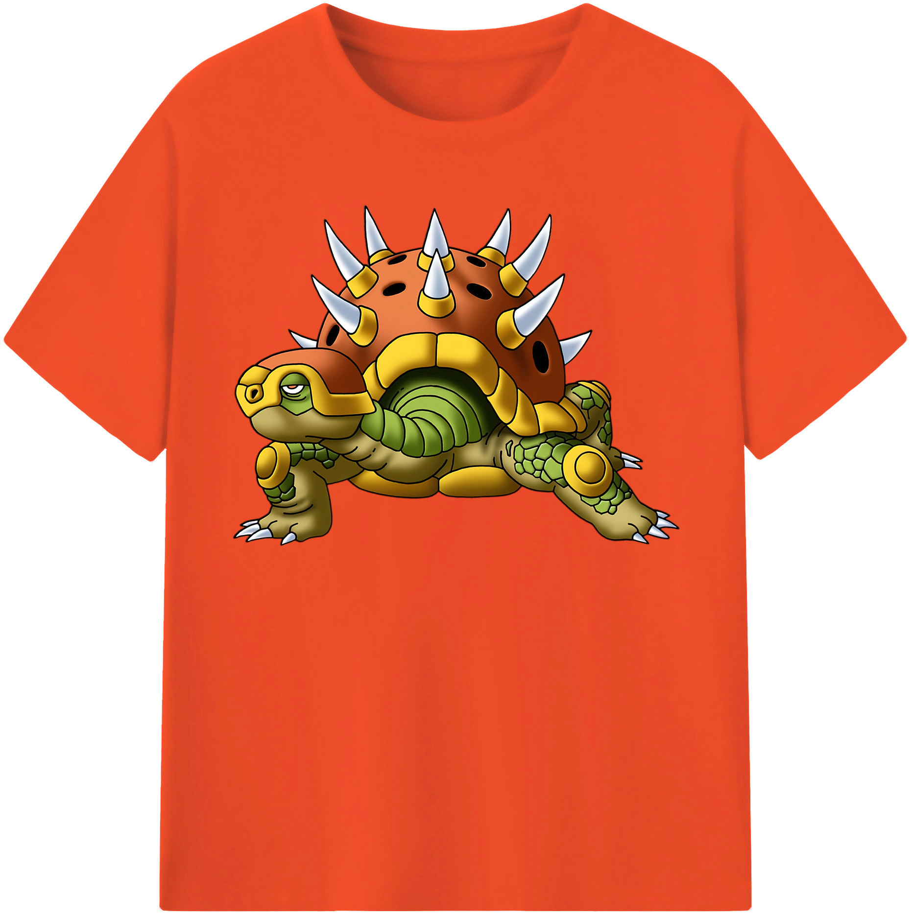 （画像用） ドラゴンクエスト Doragon Kuesuto Dragon Quest 綿100％半袖Tシャツ（フロントプリント）