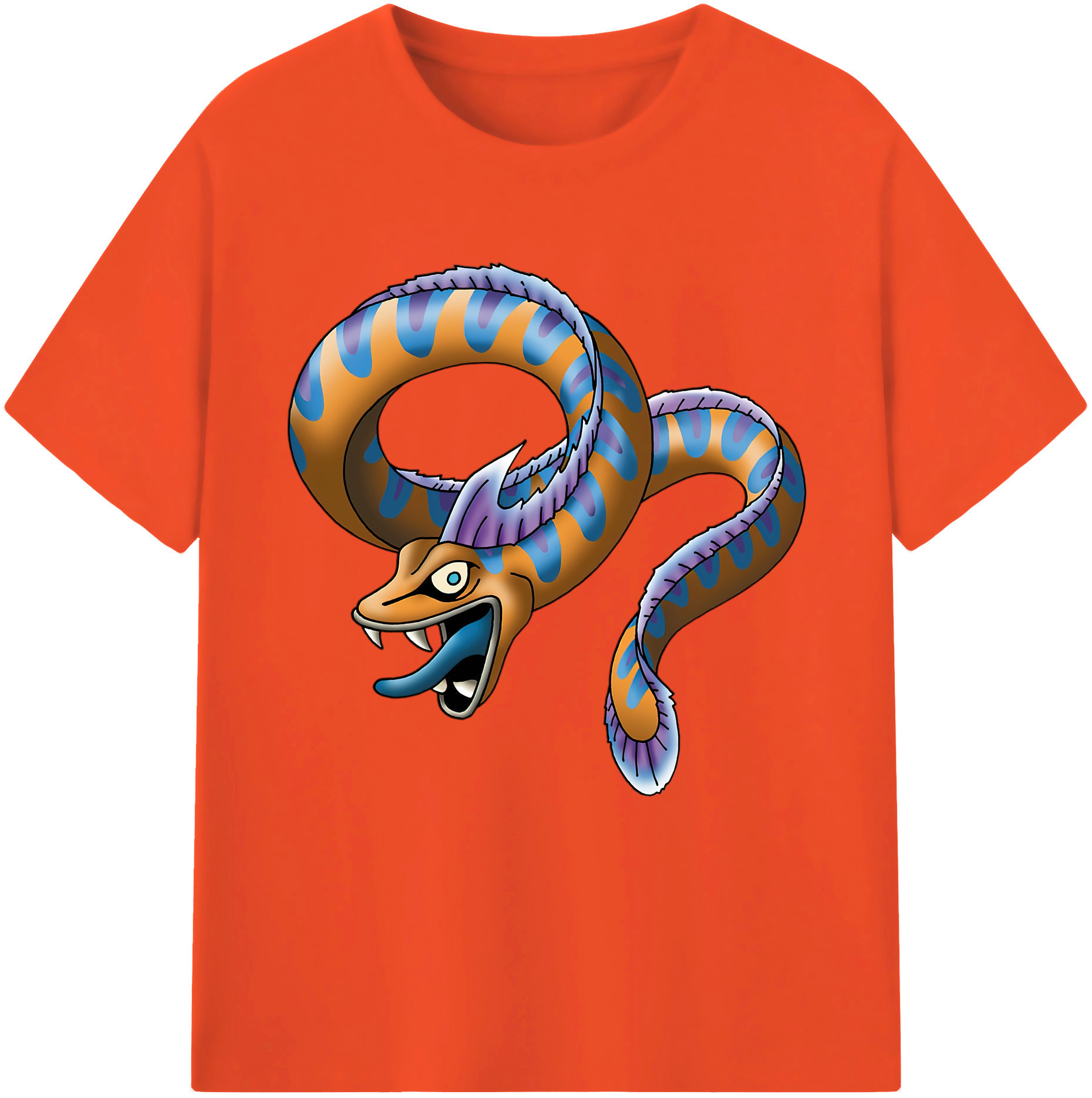 （画像用） ドラゴンクエスト Doragon Kuesuto Dragon Quest 綿100％半袖Tシャツ（フロントプリント）