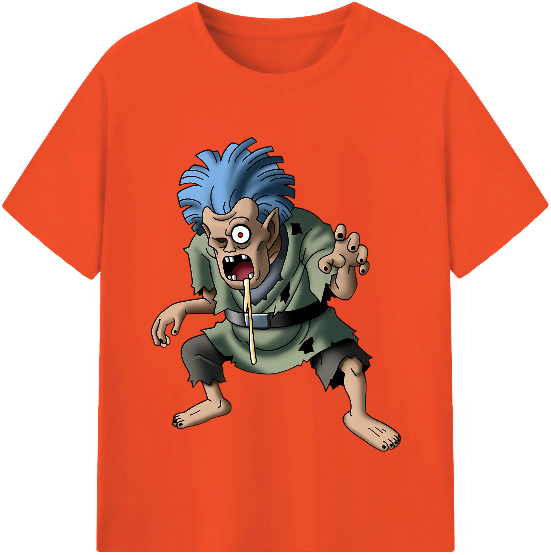 （画像用） ドラゴンクエスト Doragon Kuesuto Dragon Quest 綿100％半袖Tシャツ（フロントプリント）