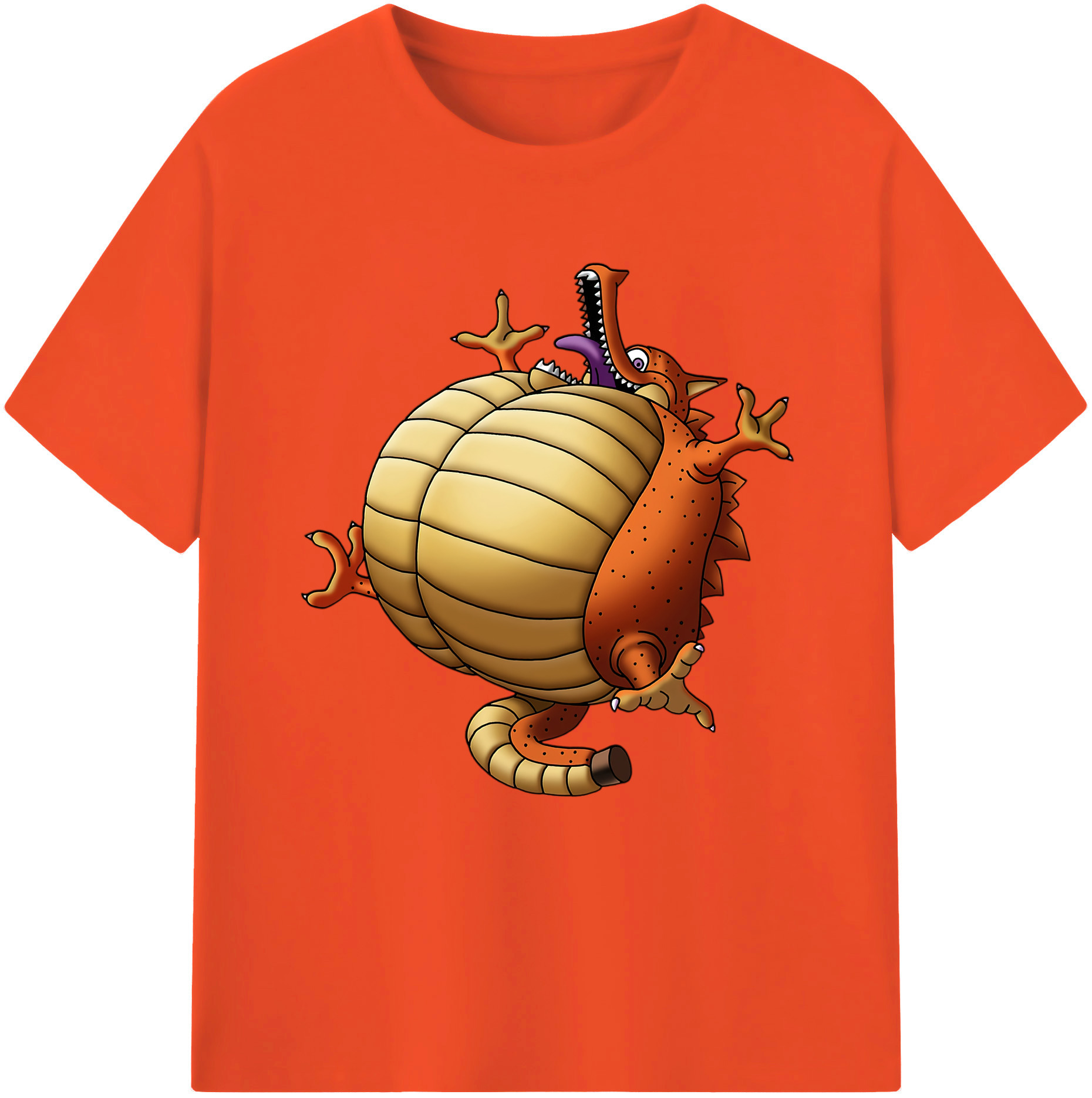 （画像用） ドラゴンクエスト Doragon Kuesuto Dragon Quest 綿100％半袖Tシャツ（フロントプリント）