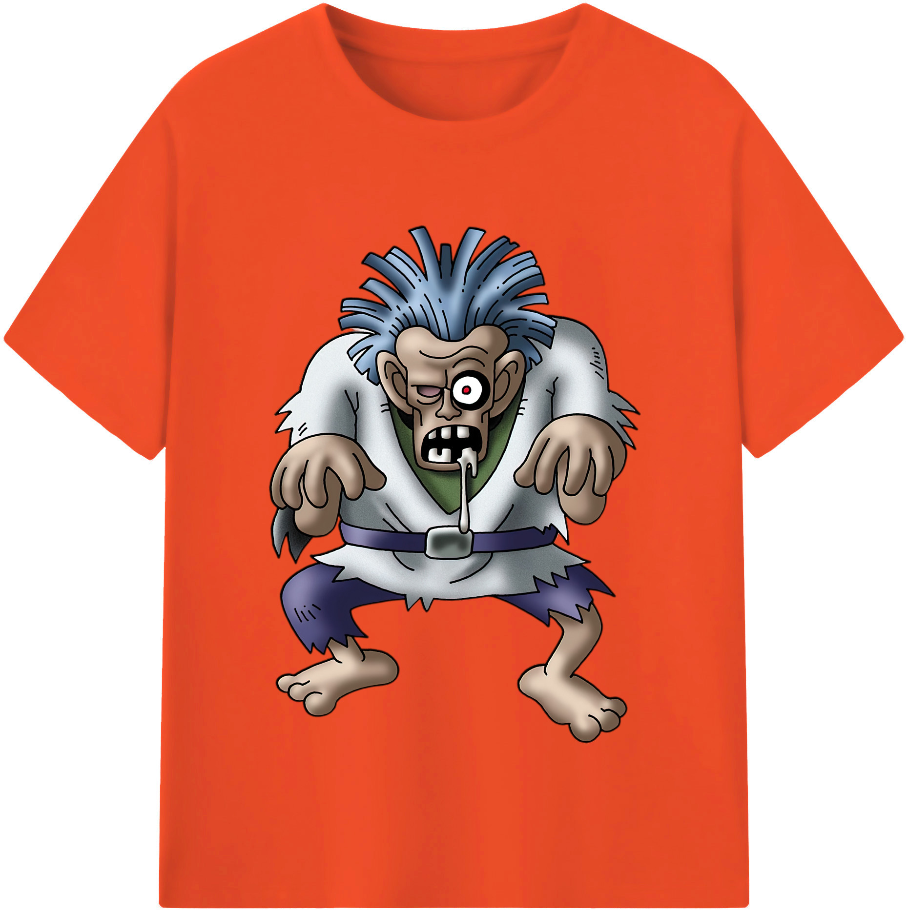 （画像用） ドラゴンクエスト Doragon Kuesuto Dragon Quest 綿100％半袖Tシャツ（フロントプリント）