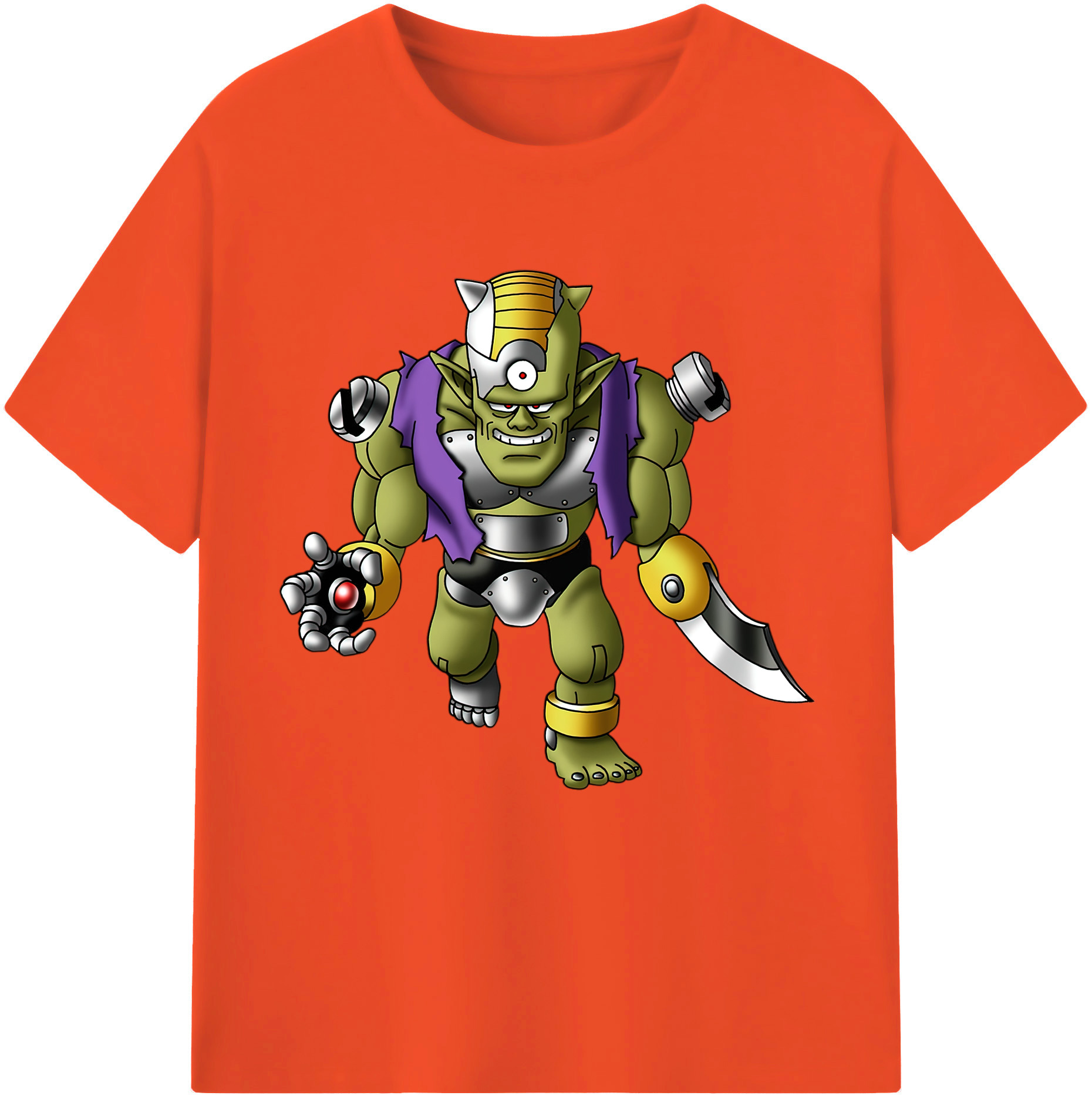 （画像用） ドラゴンクエスト Doragon Kuesuto Dragon Quest 綿100％半袖Tシャツ（フロントプリント）