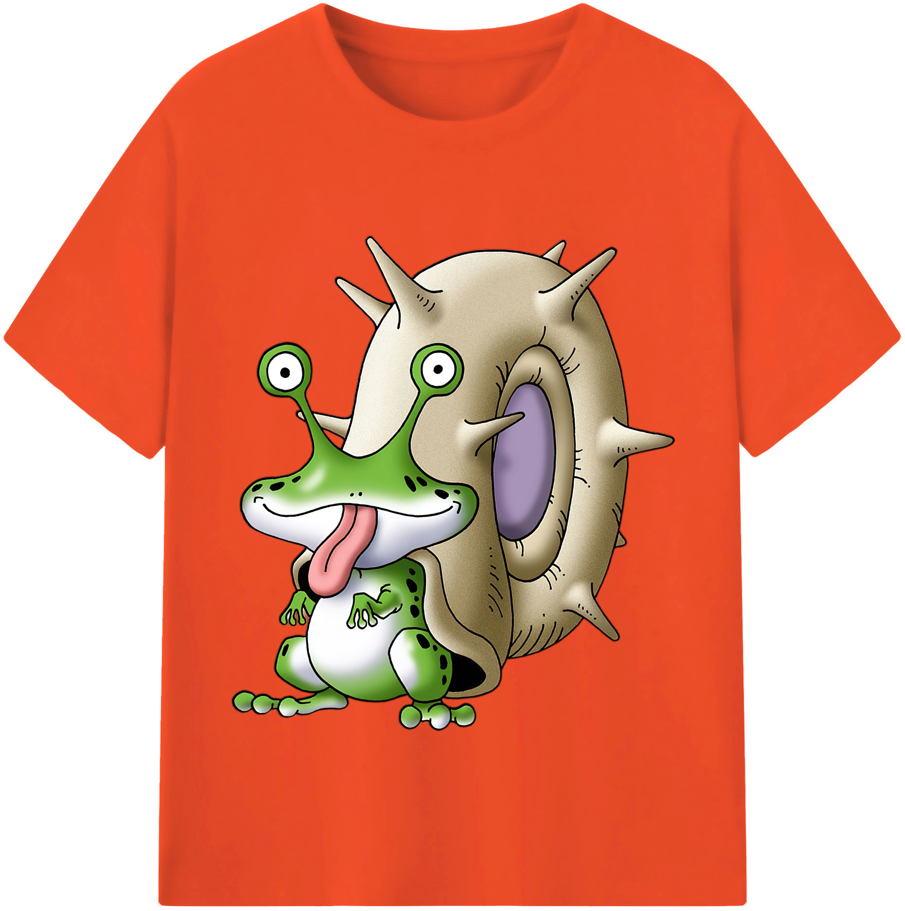 （画像用） ドラゴンクエスト Doragon Kuesuto Dragon Quest 綿100％半袖Tシャツ（フロントプリント）