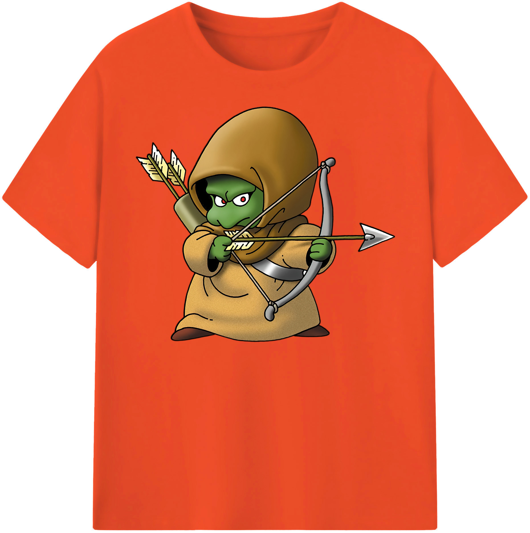 （画像用） ドラゴンクエスト Doragon Kuesuto Dragon Quest 綿100％半袖Tシャツ（フロントプリント）