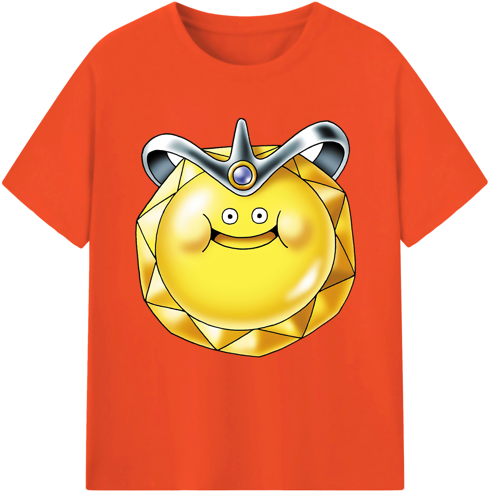 （画像用） ドラゴンクエスト Doragon Kuesuto Dragon Quest 綿100％半袖Tシャツ（フロントプリント）