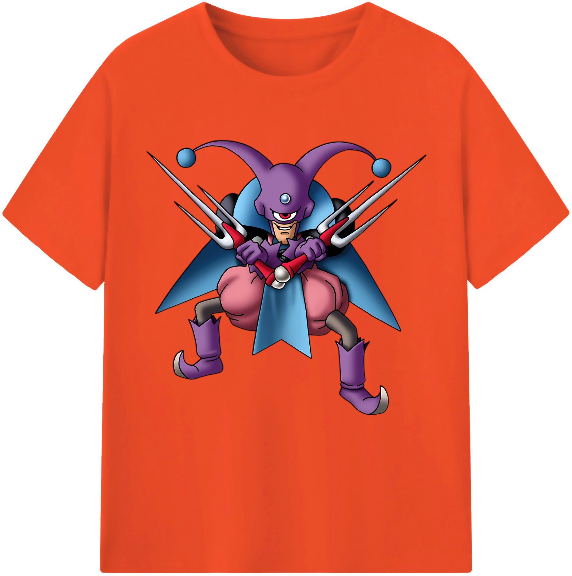 （画像用） ドラゴンクエスト Doragon Kuesuto Dragon Quest 綿100％半袖Tシャツ（フロントプリント）