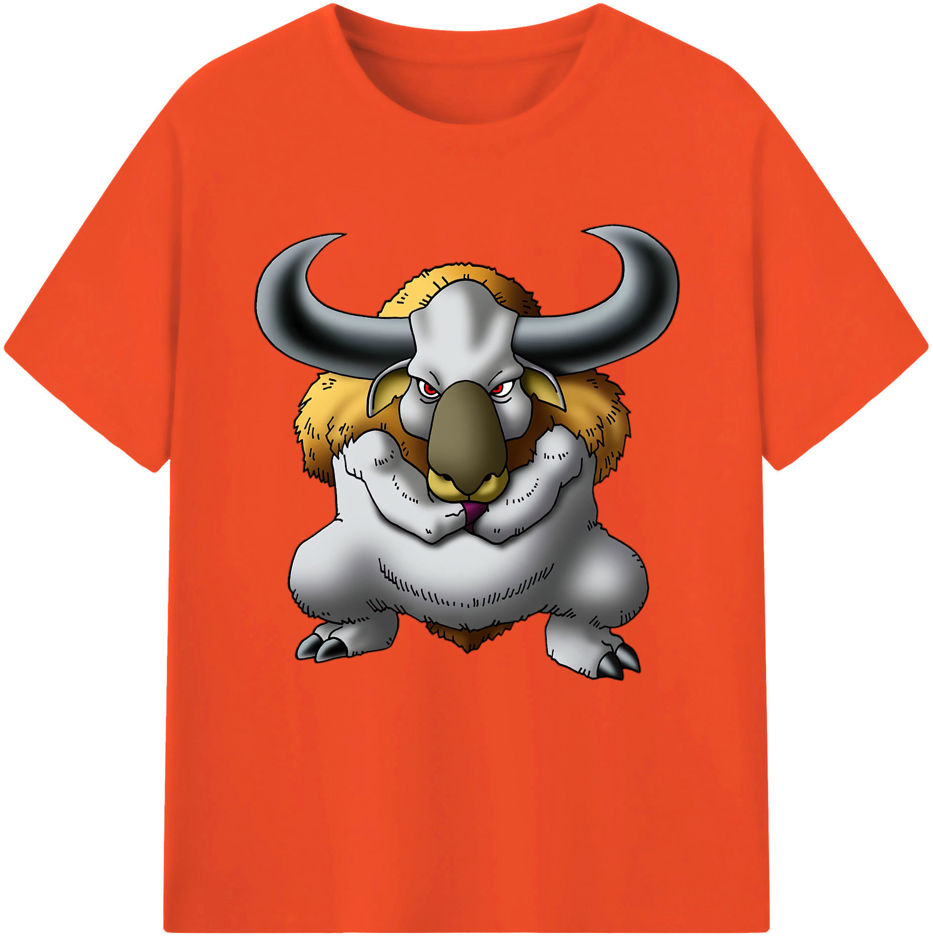 （画像用） ドラゴンクエスト Doragon Kuesuto Dragon Quest 綿100％半袖Tシャツ（フロントプリント）