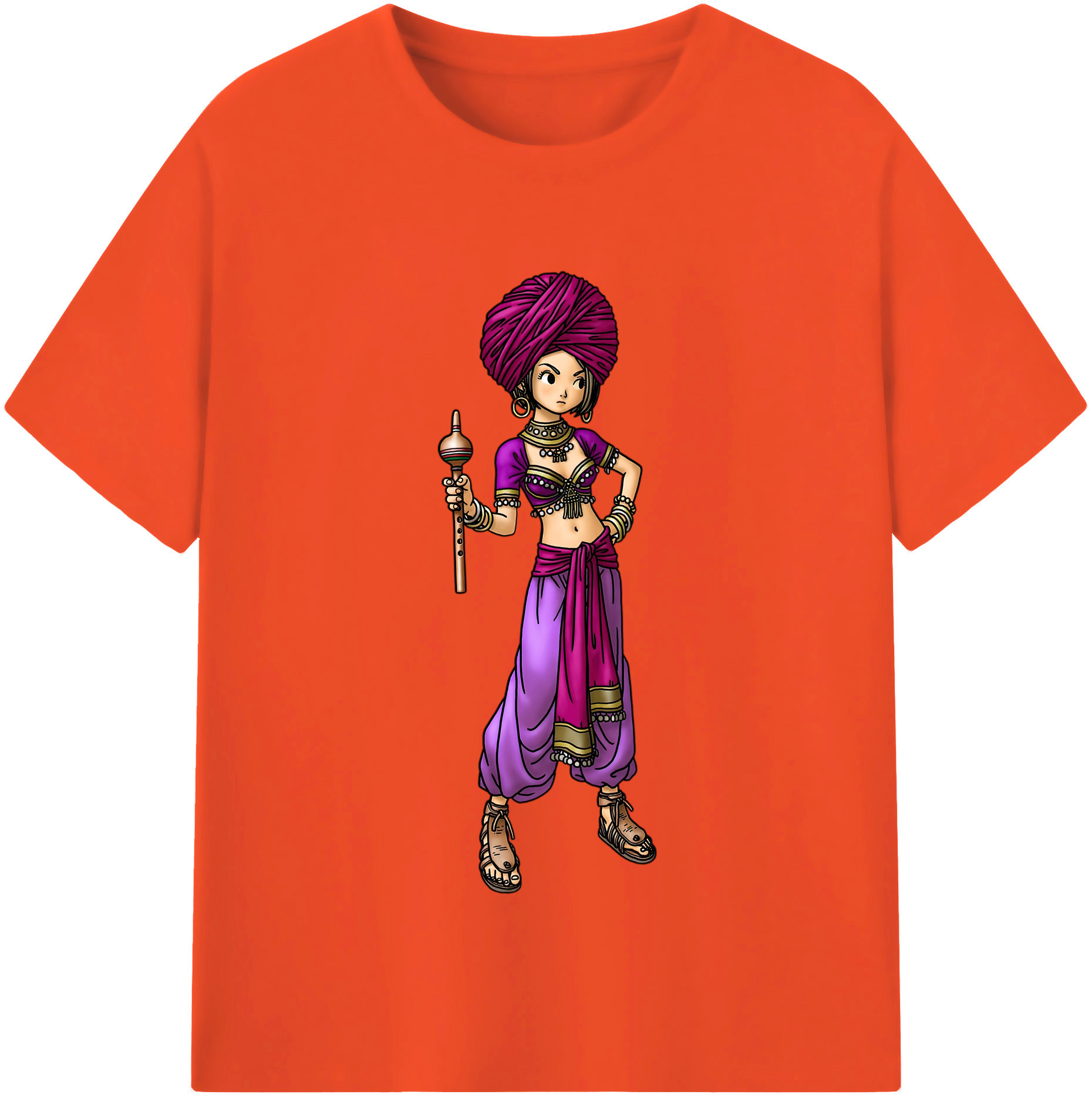 （画像用） ドラゴンクエスト Doragon Kuesuto Dragon Quest 綿100％半袖Tシャツ（フロントプリント）