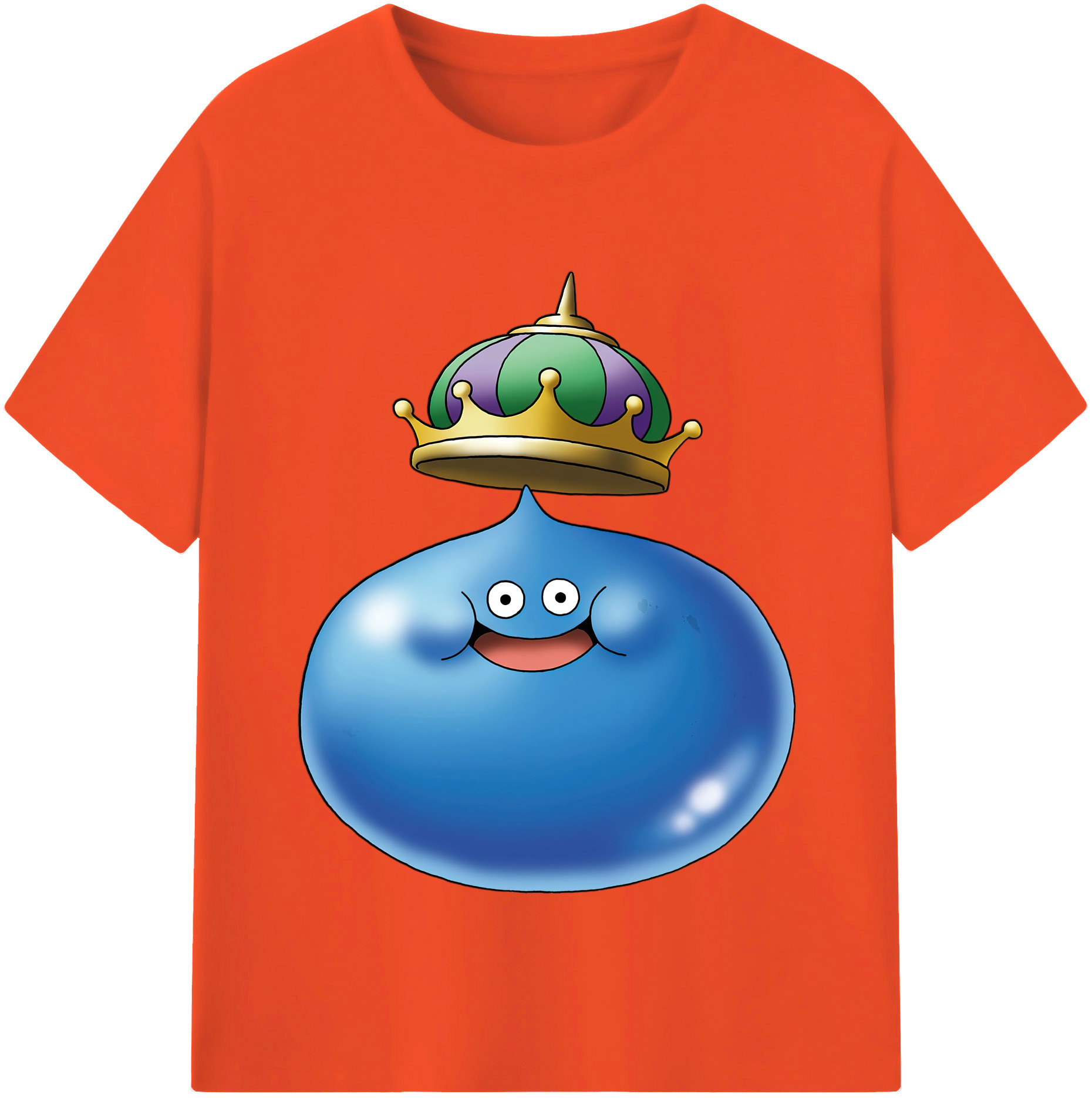 （画像用） ドラゴンクエスト Doragon Kuesuto Dragon Quest 綿100％半袖Tシャツ（フロントプリント）