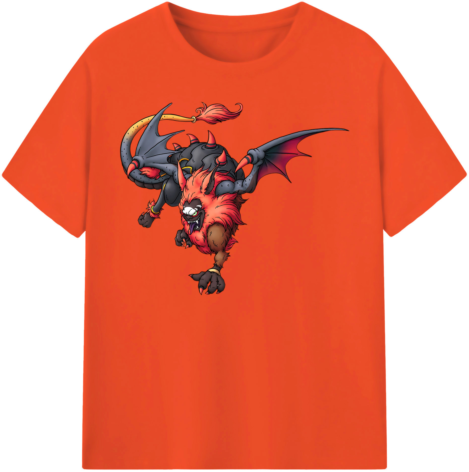 （画像用） ドラゴンクエスト Doragon Kuesuto Dragon Quest 綿100％半袖Tシャツ（フロントプリント）