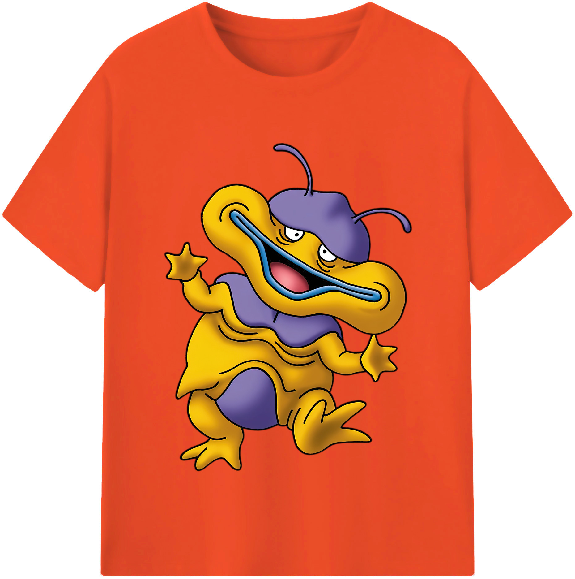 （画像用） ドラゴンクエスト Doragon Kuesuto Dragon Quest 綿100％半袖Tシャツ（フロントプリント）