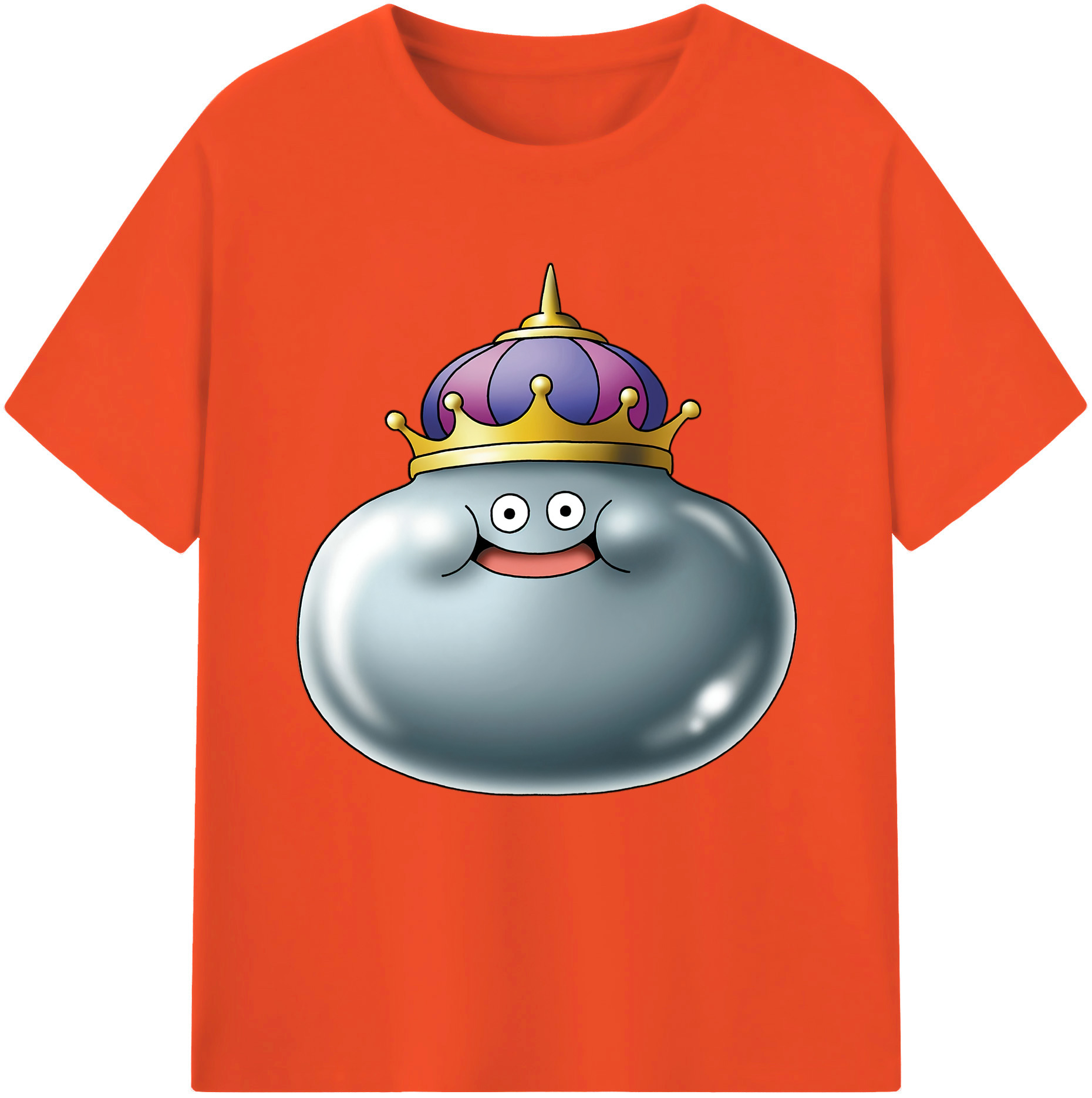 （画像用） ドラゴンクエスト Doragon Kuesuto Dragon Quest 綿100％半袖Tシャツ（フロントプリント）