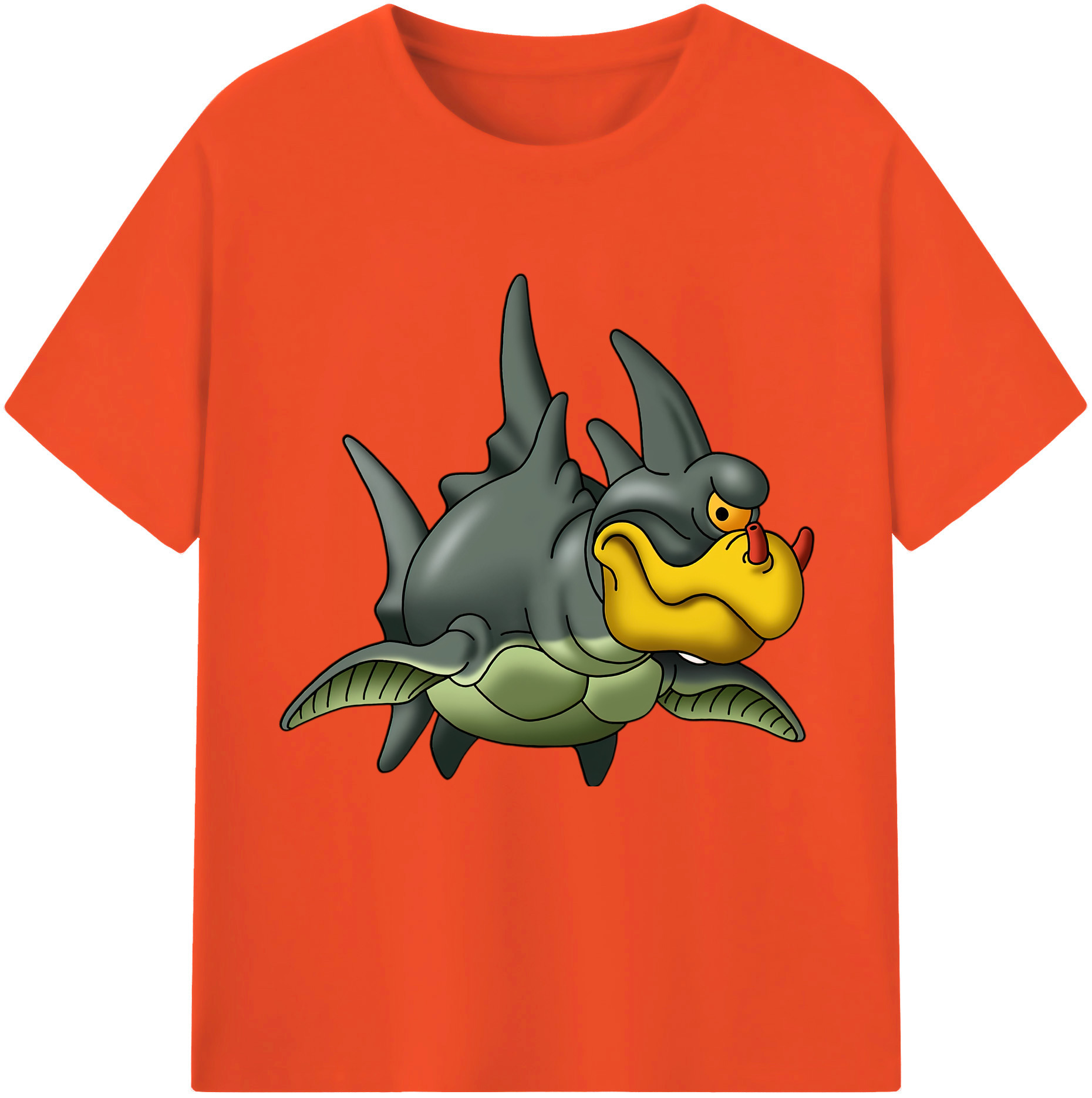 （画像用） ドラゴンクエスト Doragon Kuesuto Dragon Quest 綿100％半袖Tシャツ（フロントプリント）