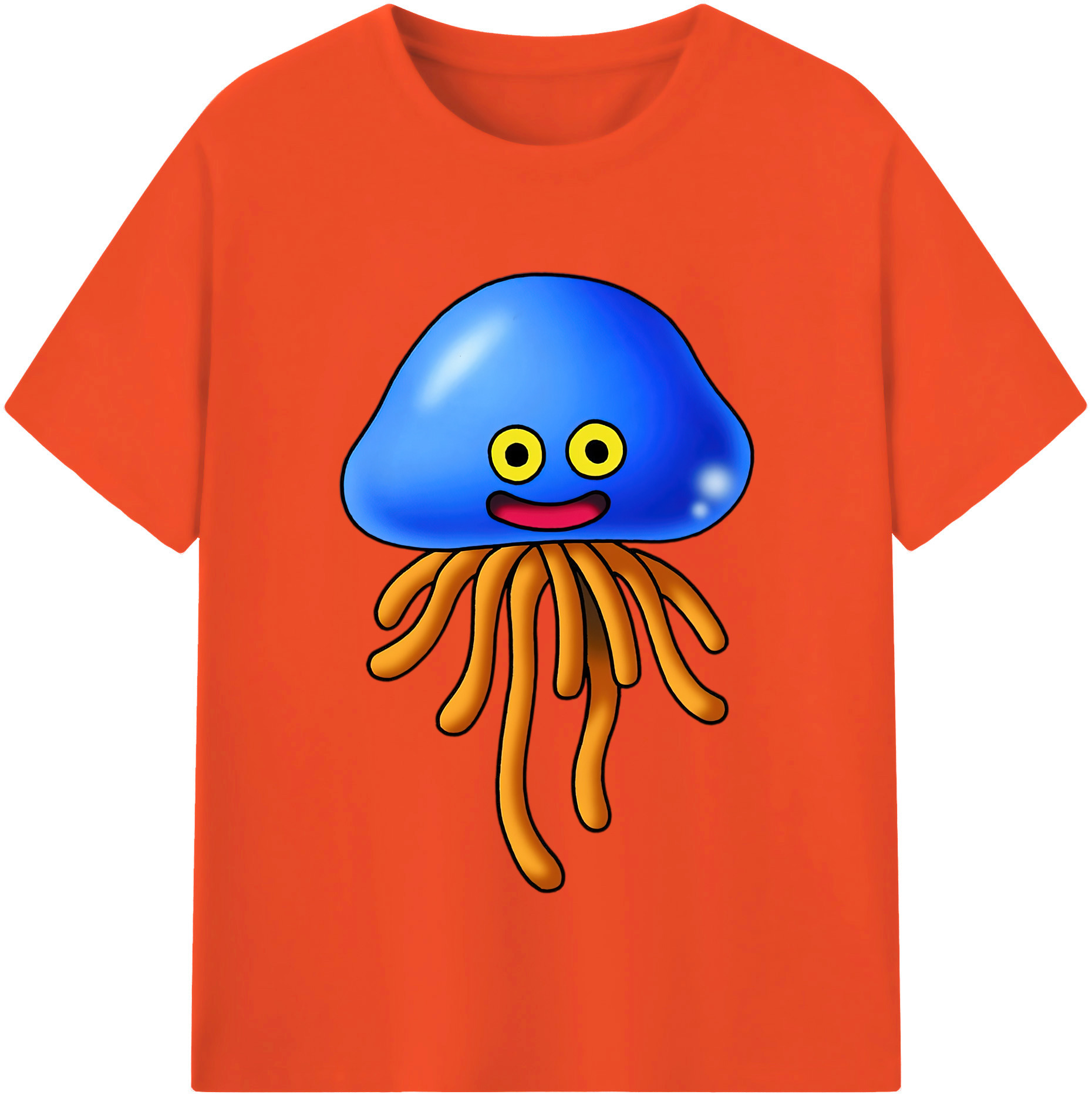 （画像用） ドラゴンクエスト Doragon Kuesuto Dragon Quest 綿100％半袖Tシャツ（フロントプリント）