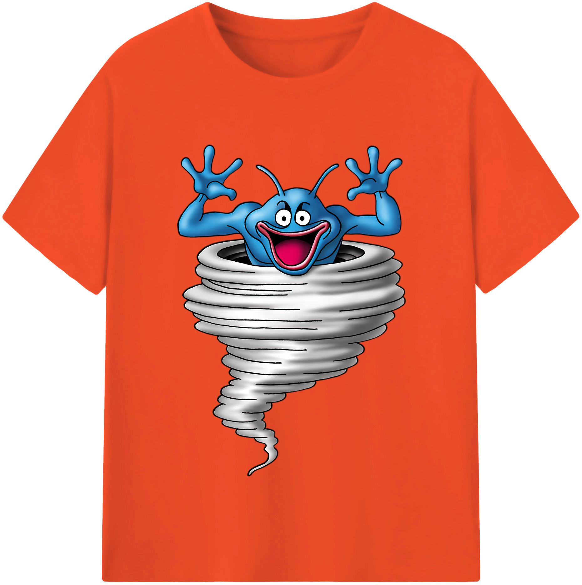 （画像用） ドラゴンクエスト Doragon Kuesuto Dragon Quest 綿100％半袖Tシャツ（フロントプリント）