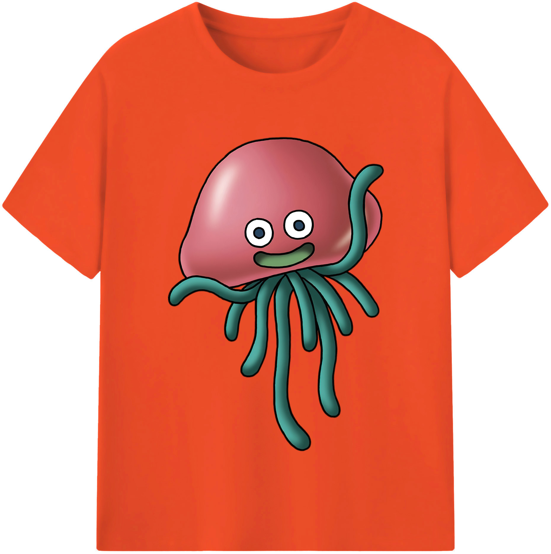 （画像用） ドラゴンクエスト Doragon Kuesuto Dragon Quest 綿100％半袖Tシャツ（フロントプリント）