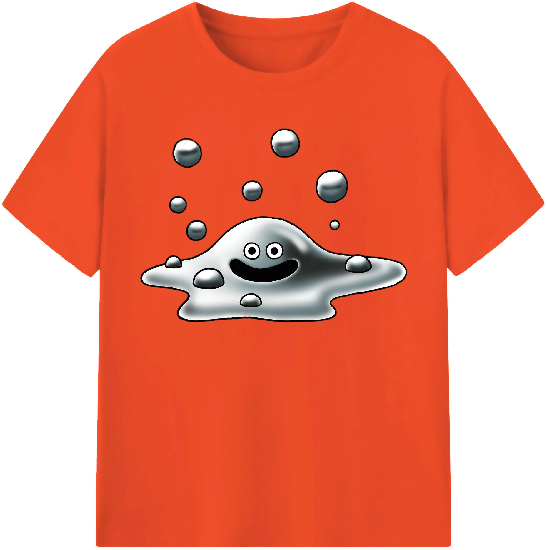 （画像用） ドラゴンクエスト Doragon Kuesuto Dragon Quest 綿100％半袖Tシャツ（フロントプリント）