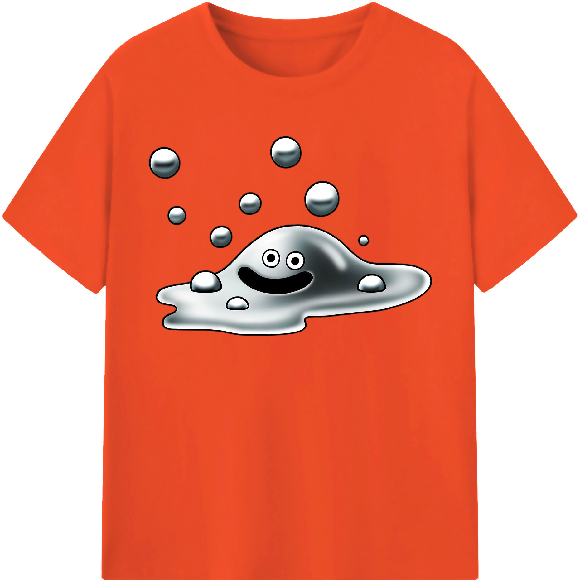 （画像用） ドラゴンクエスト Doragon Kuesuto Dragon Quest 綿100％半袖Tシャツ（フロントプリント）