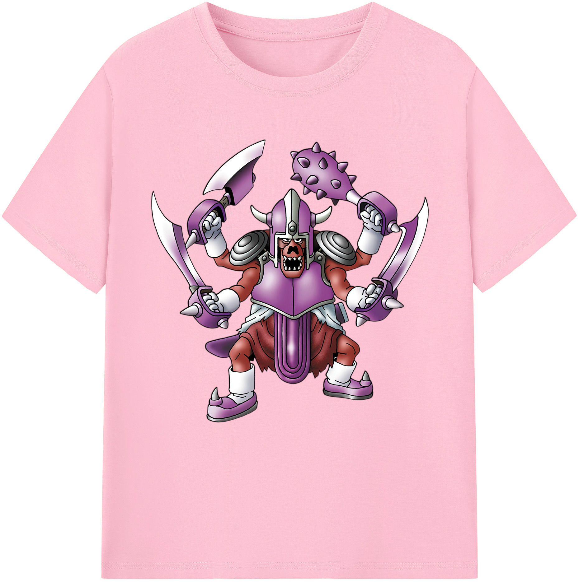 （画像用） ドラゴンクエスト Doragon Kuesuto Dragon Quest 綿100％半袖Tシャツ（フロントプリント）