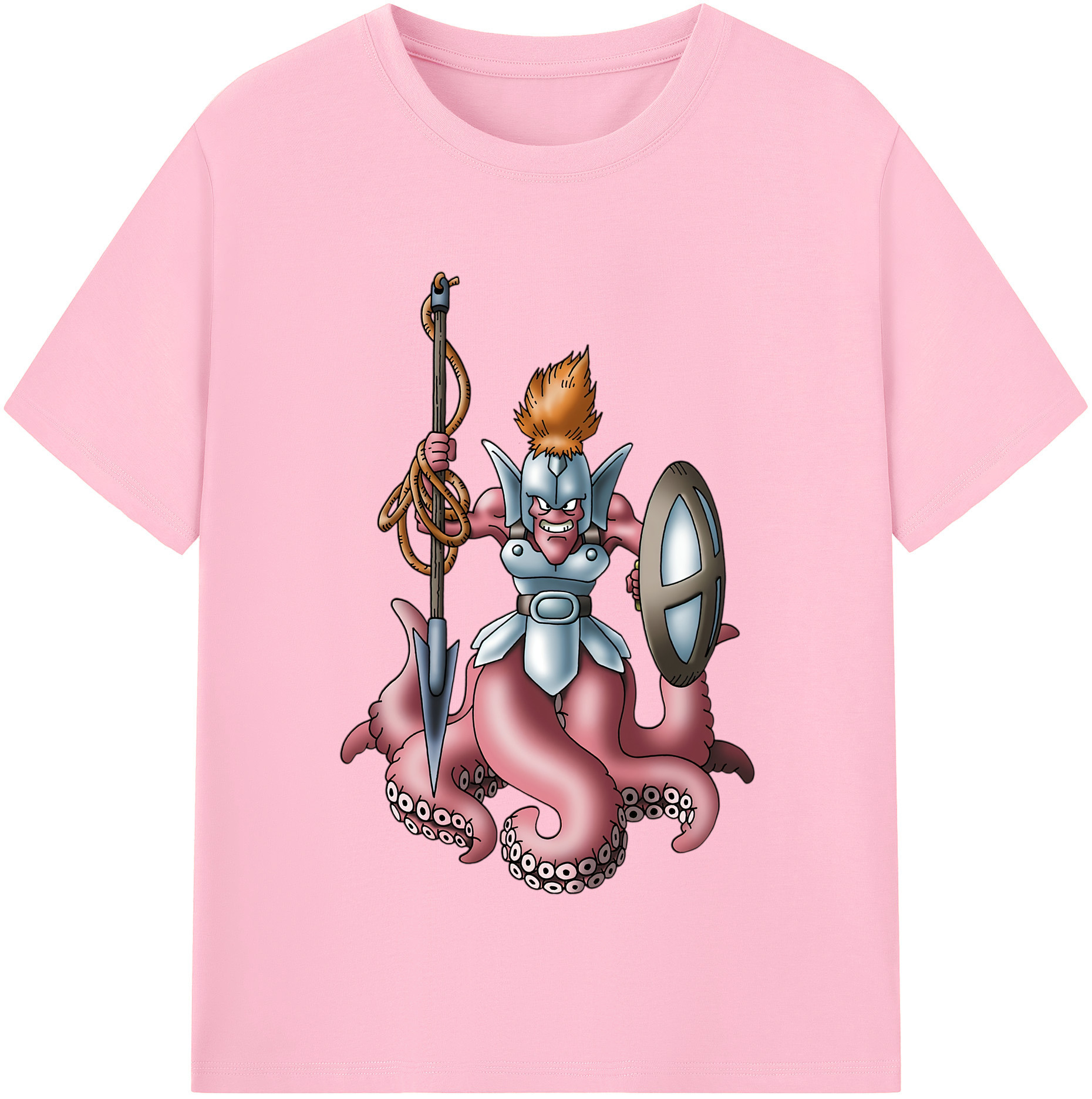 （画像用） ドラゴンクエスト Doragon Kuesuto Dragon Quest 綿100％半袖Tシャツ（フロントプリント）