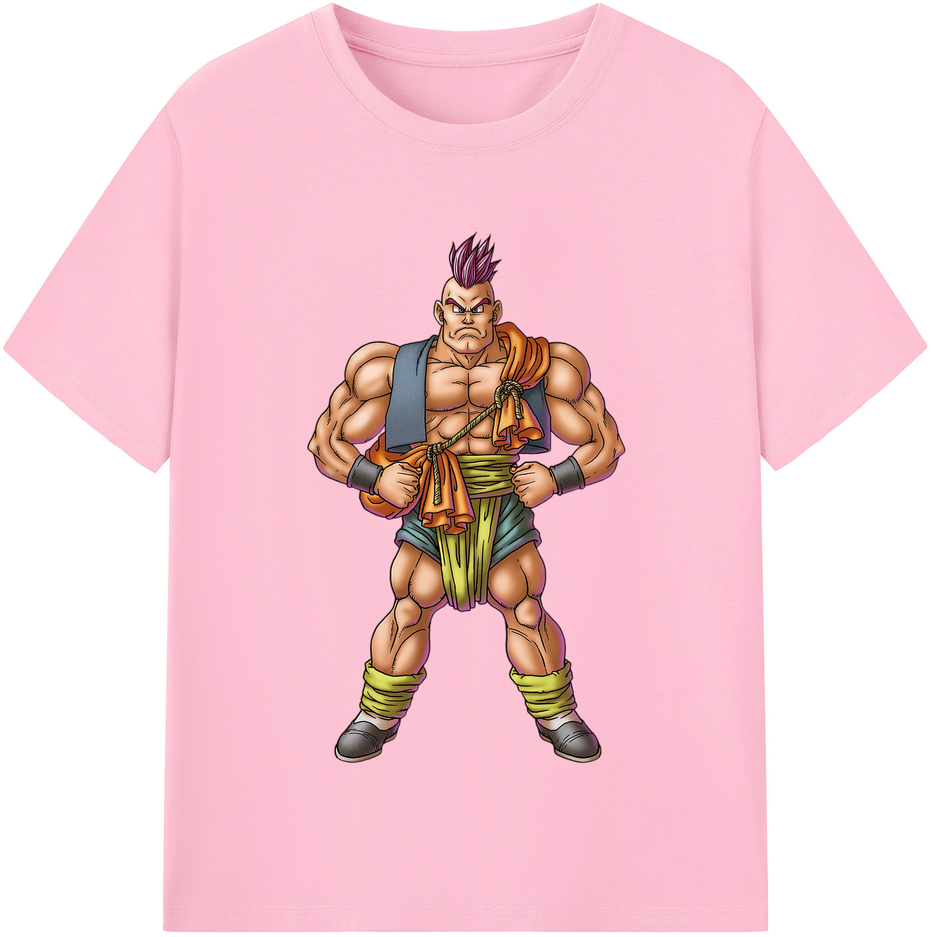 （画像用） ドラゴンクエスト Doragon Kuesuto Dragon Quest 綿100％半袖Tシャツ（フロントプリント）