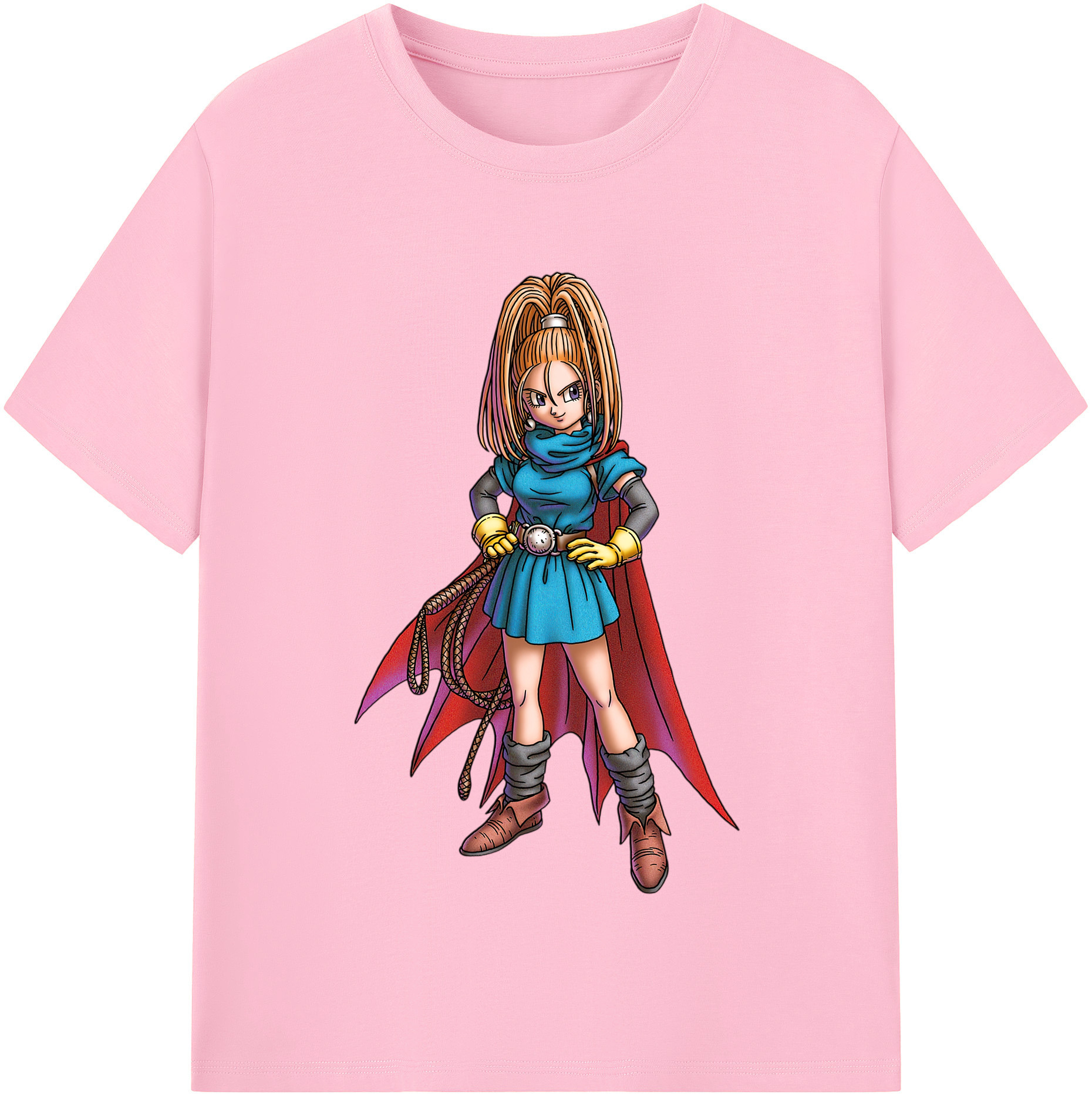 （画像用） ドラゴンクエスト Doragon Kuesuto Dragon Quest 綿100％半袖Tシャツ（フロントプリント）