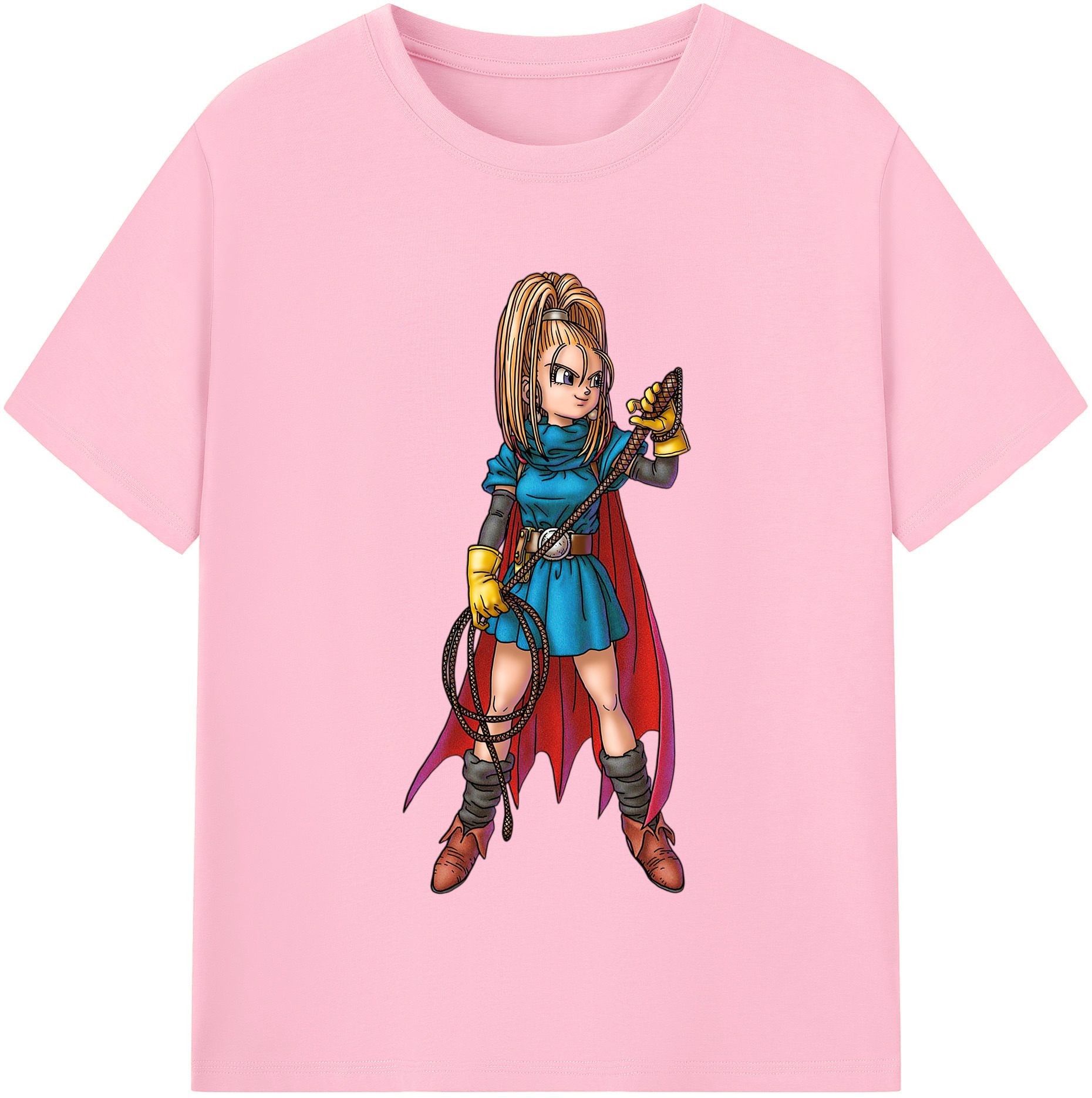 （画像用） ドラゴンクエスト Doragon Kuesuto Dragon Quest 綿100％半袖Tシャツ（フロントプリント）