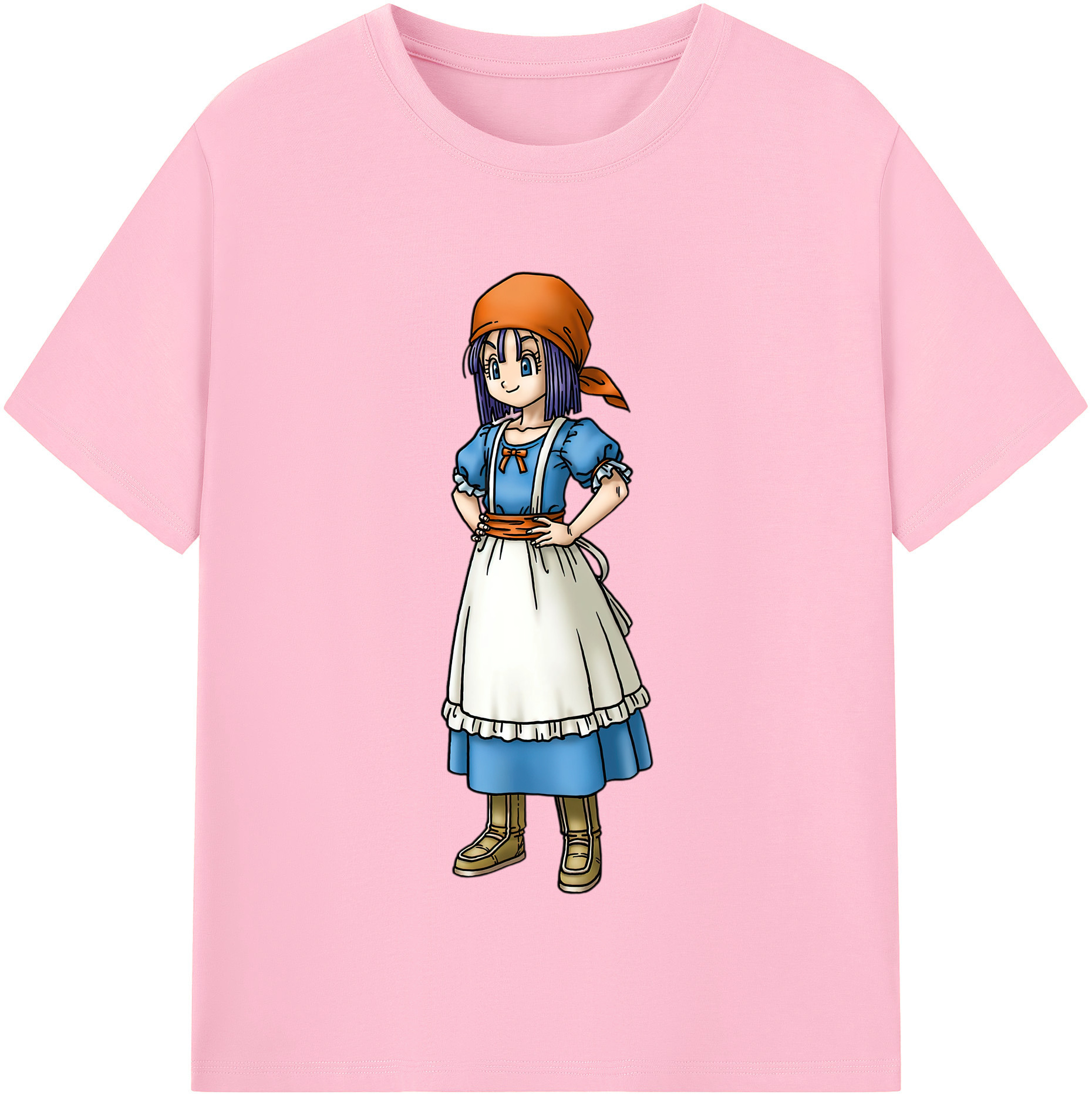 （画像用） ドラゴンクエスト Doragon Kuesuto Dragon Quest 綿100％半袖Tシャツ（フロントプリント）
