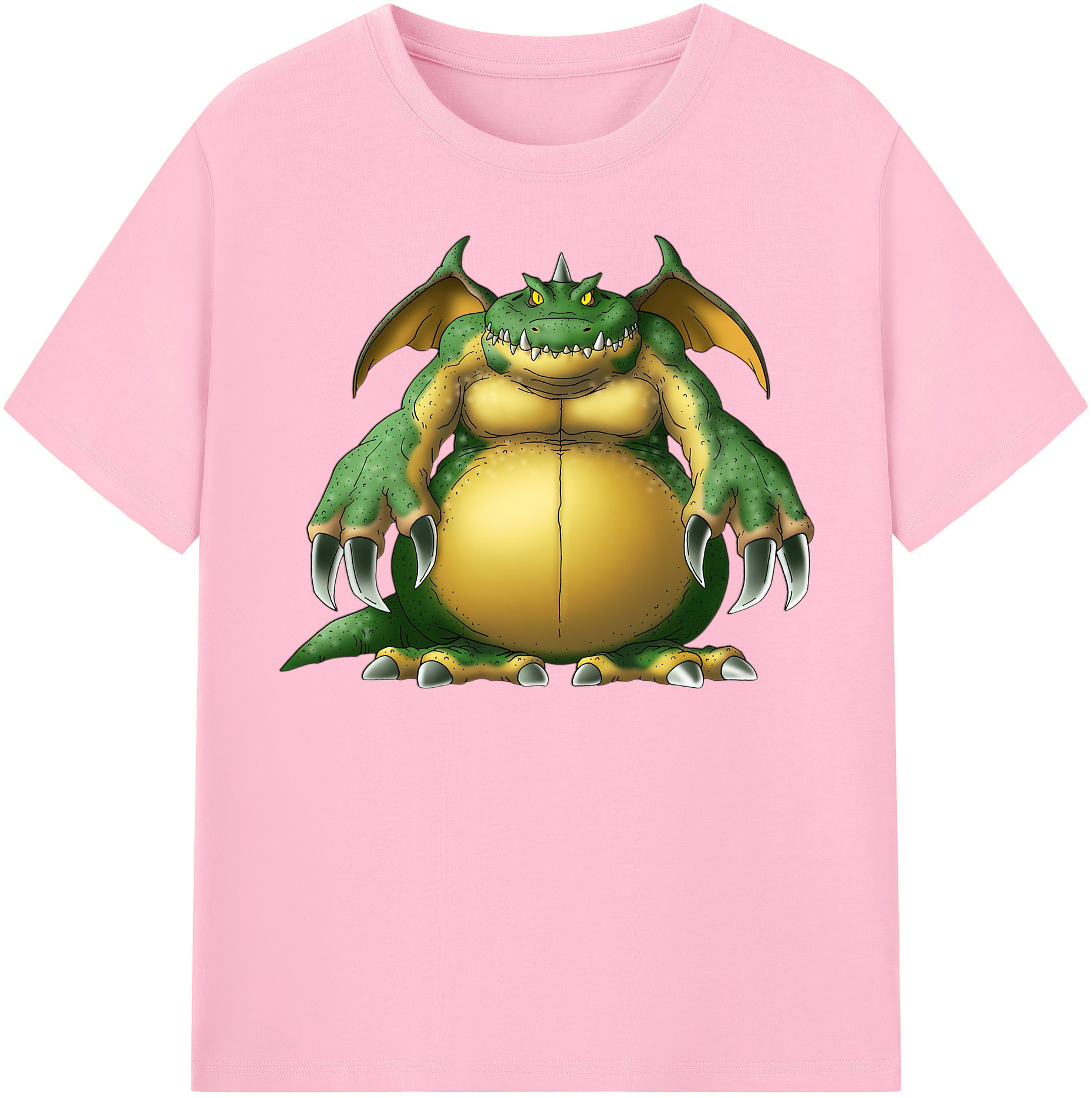 （画像用） ドラゴンクエスト Doragon Kuesuto Dragon Quest 綿100％半袖Tシャツ（フロントプリント）