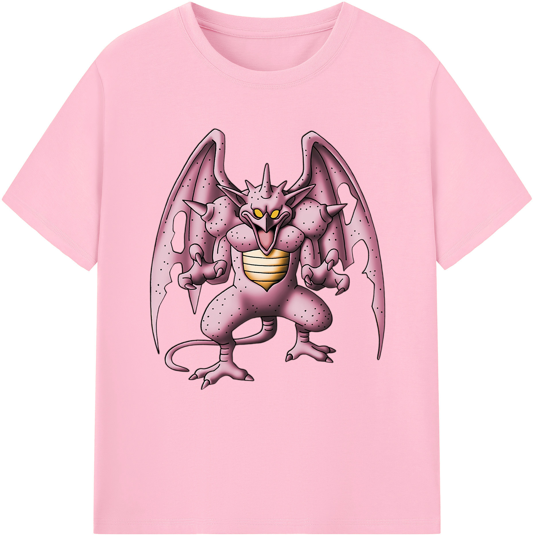 （画像用） ドラゴンクエスト Doragon Kuesuto Dragon Quest 綿100％半袖Tシャツ（フロントプリント）