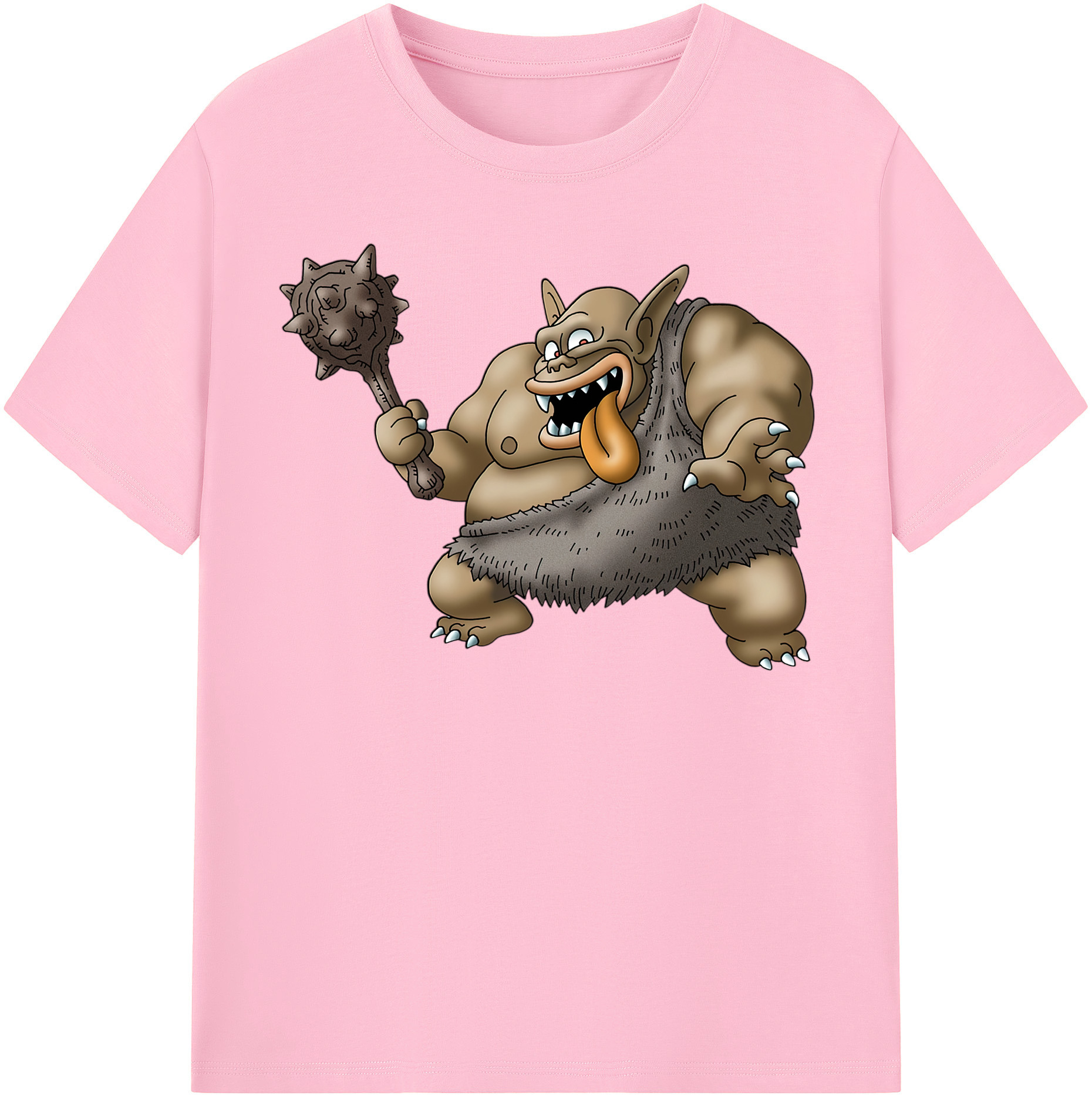 （画像用） ドラゴンクエスト Doragon Kuesuto Dragon Quest 綿100％半袖Tシャツ（フロントプリント）