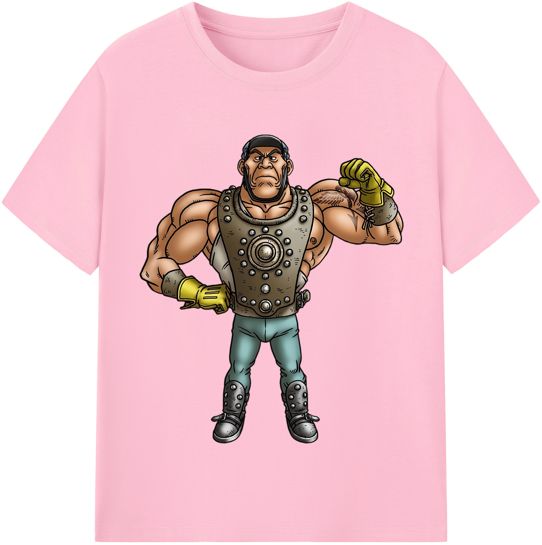 （画像用） ドラゴンクエスト Doragon Kuesuto Dragon Quest 綿100％半袖Tシャツ（フロントプリント）