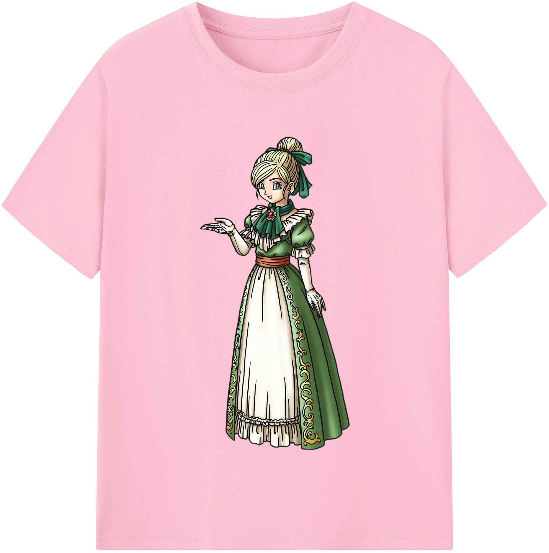 （画像用） ドラゴンクエスト Doragon Kuesuto Dragon Quest 綿100％半袖Tシャツ（フロントプリント）