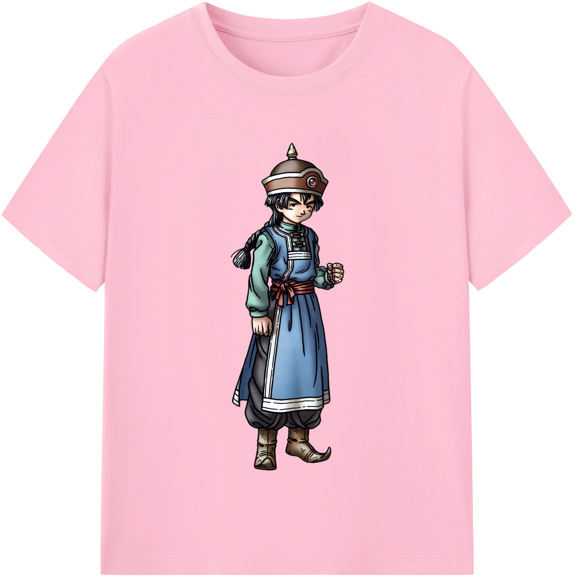 （画像用） ドラゴンクエスト Doragon Kuesuto Dragon Quest 綿100％半袖Tシャツ（フロントプリント）
