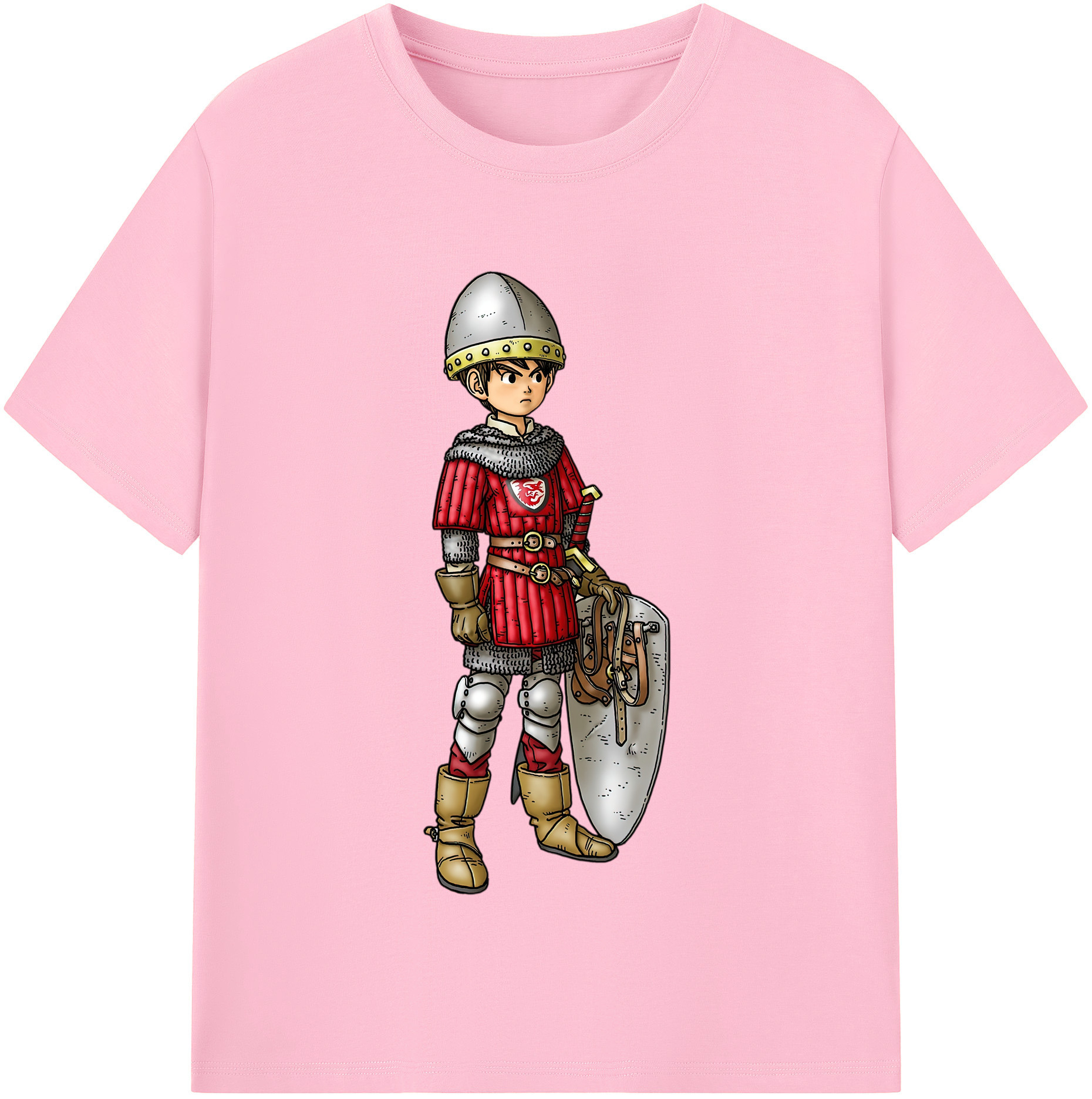 （画像用） ドラゴンクエスト Doragon Kuesuto Dragon Quest 綿100％半袖Tシャツ（フロントプリント）