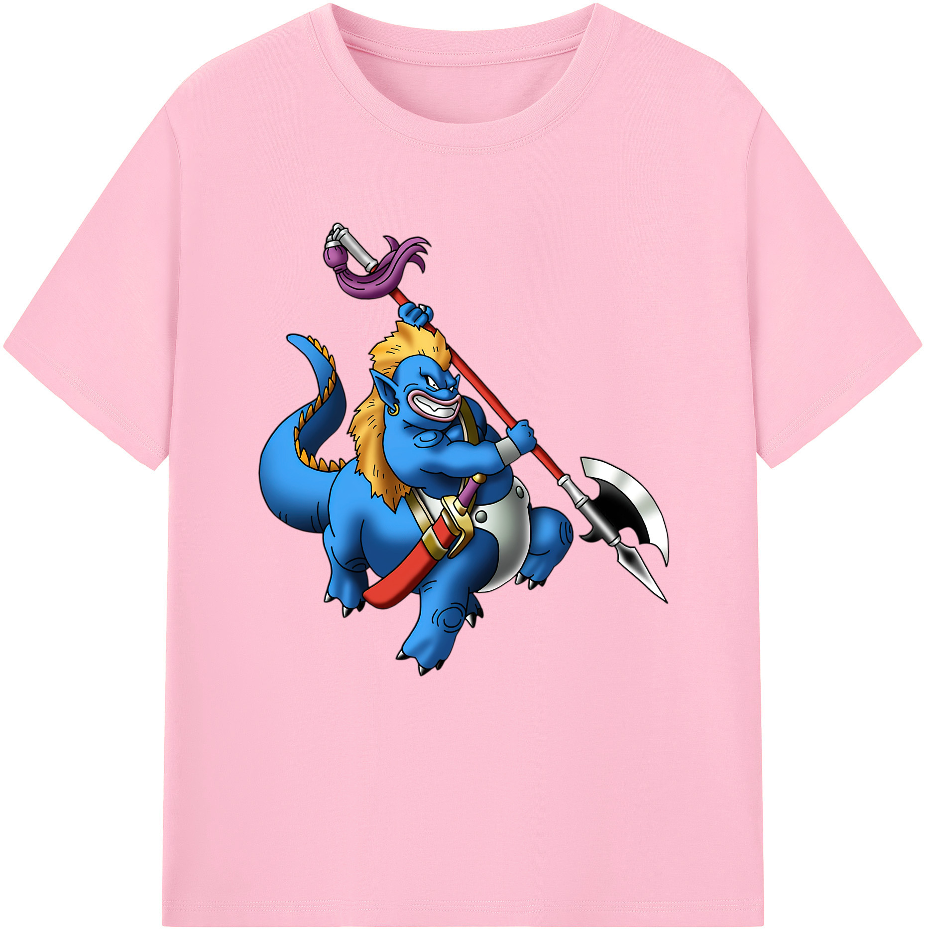 （画像用） ドラゴンクエスト Doragon Kuesuto Dragon Quest 綿100％半袖Tシャツ（フロントプリント）