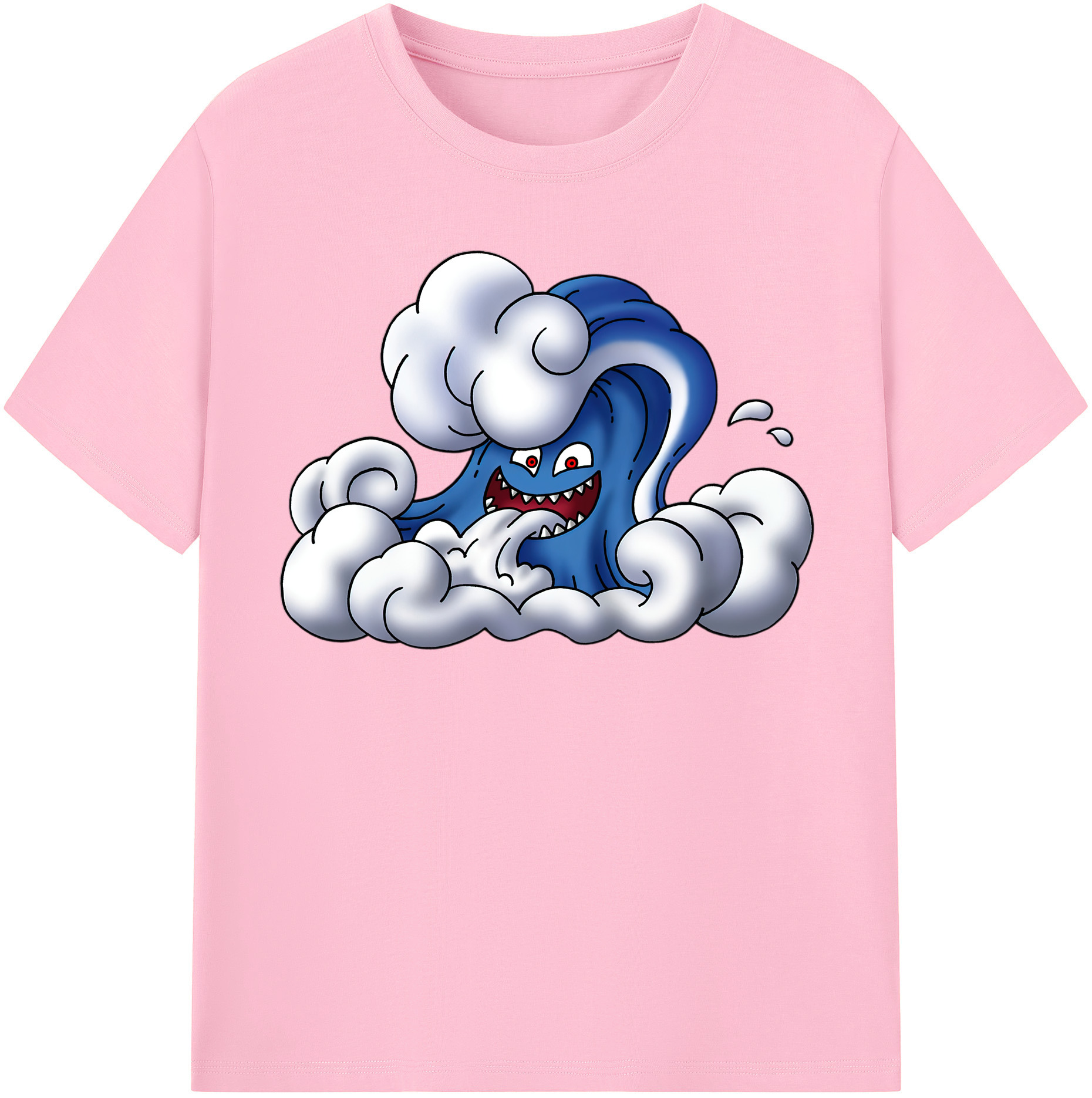 （画像用） ドラゴンクエスト Doragon Kuesuto Dragon Quest 綿100％半袖Tシャツ（フロントプリント）