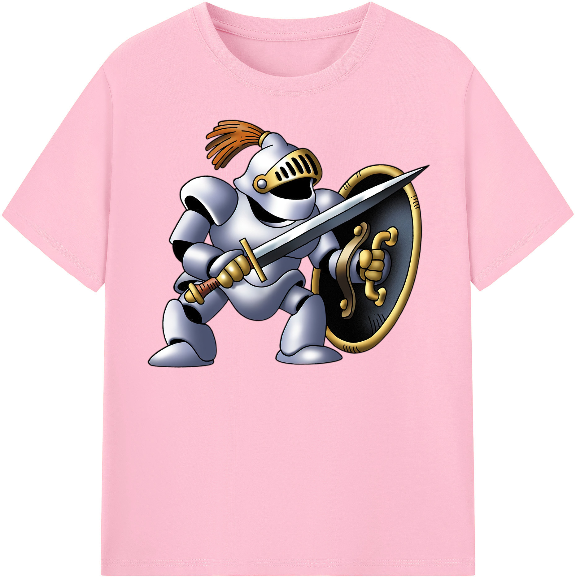 （画像用） ドラゴンクエスト Doragon Kuesuto Dragon Quest 綿100％半袖Tシャツ（フロントプリント）