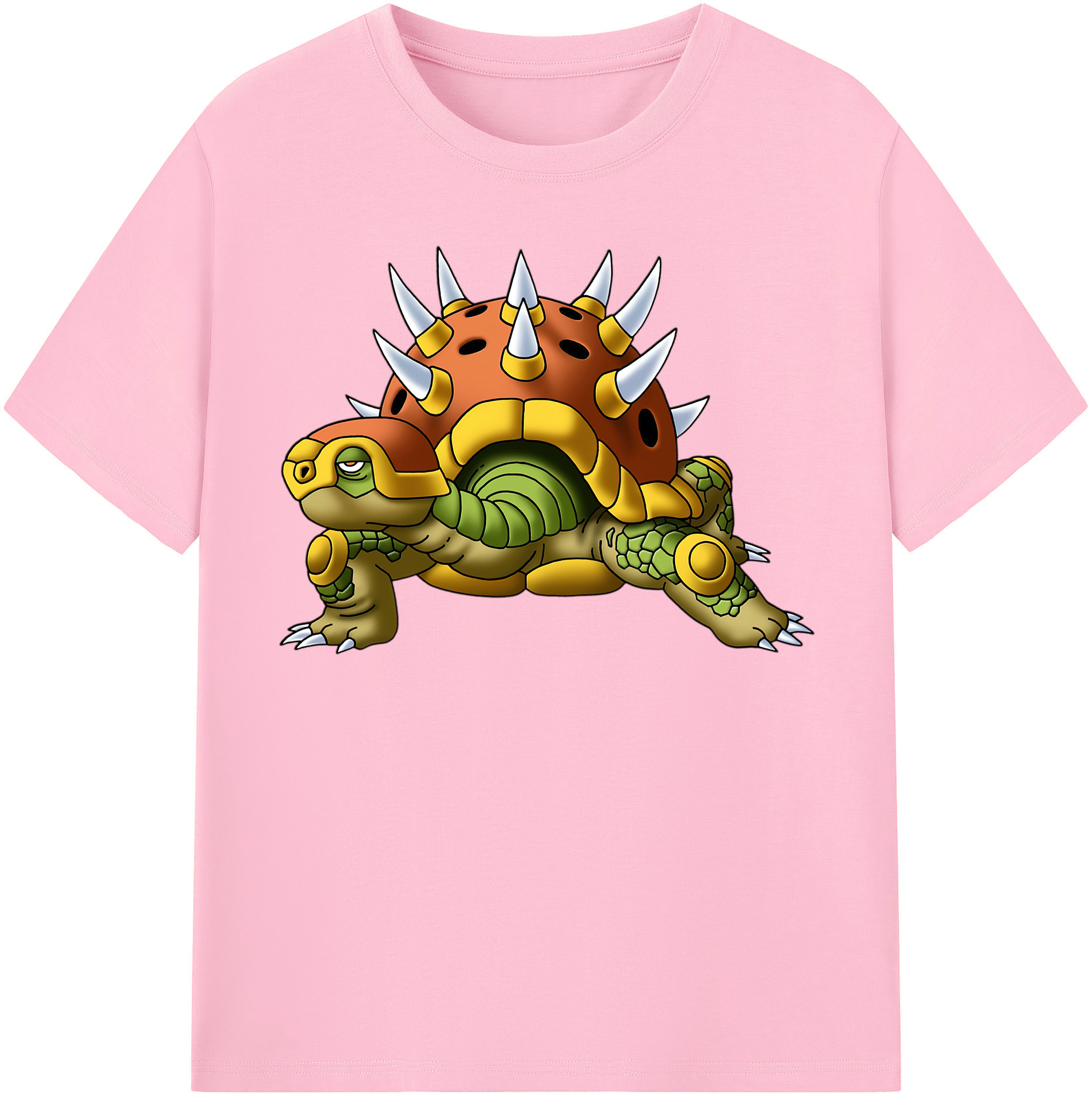 （画像用） ドラゴンクエスト Doragon Kuesuto Dragon Quest 綿100％半袖Tシャツ（フロントプリント）