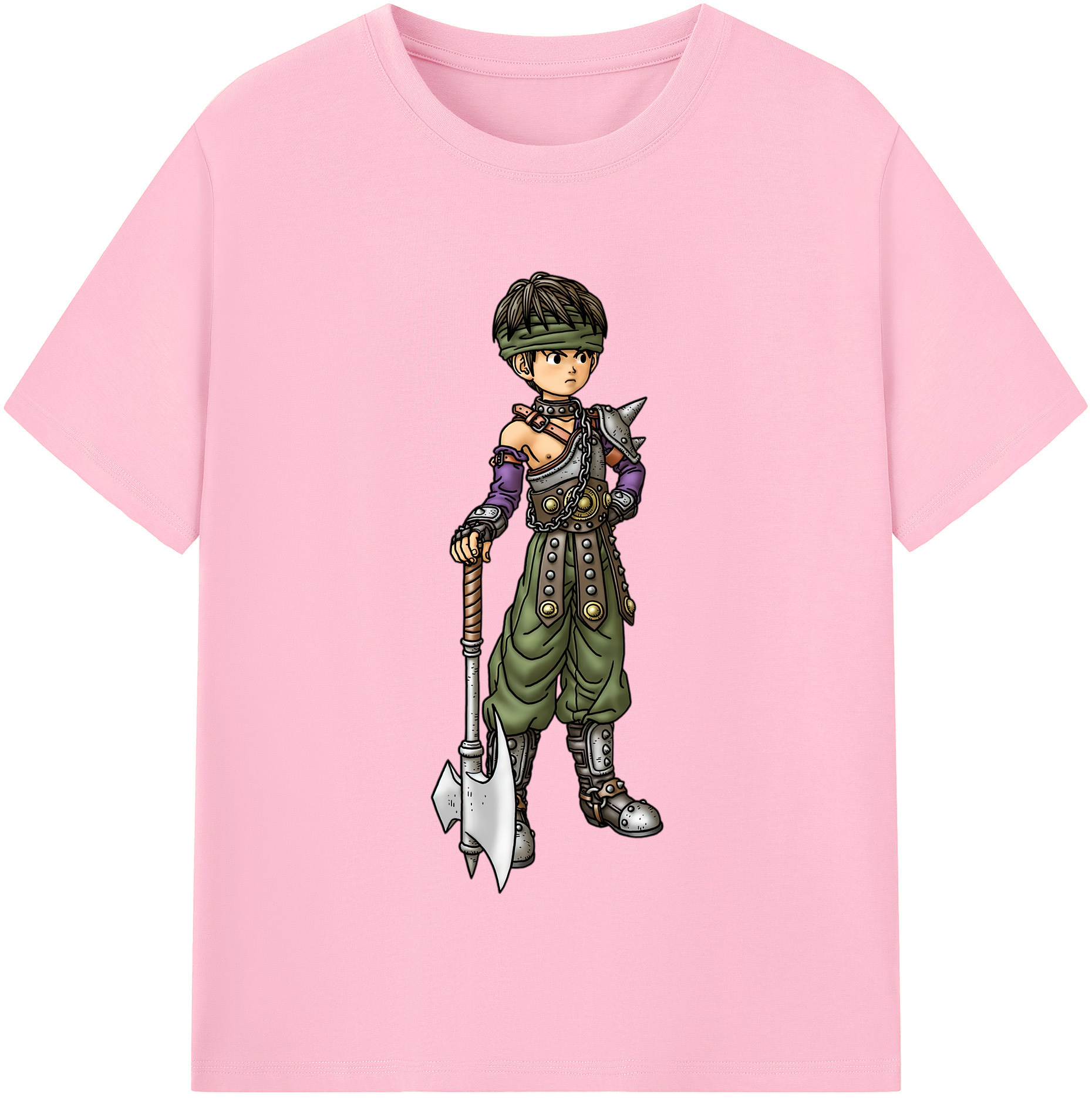 （画像用） ドラゴンクエスト Doragon Kuesuto Dragon Quest 綿100％半袖Tシャツ（フロントプリント）