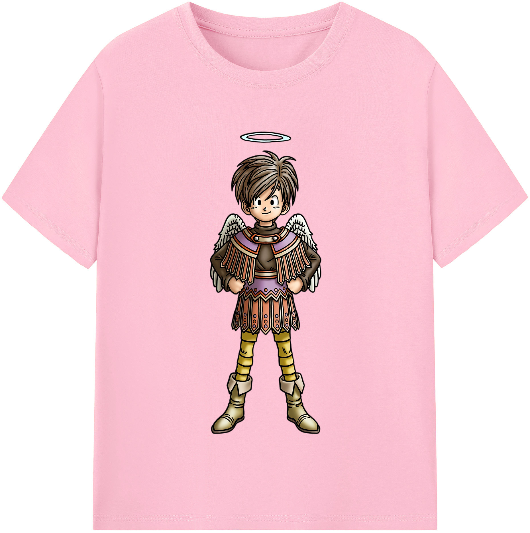 （画像用） ドラゴンクエスト Doragon Kuesuto Dragon Quest 綿100％半袖Tシャツ（フロントプリント）
