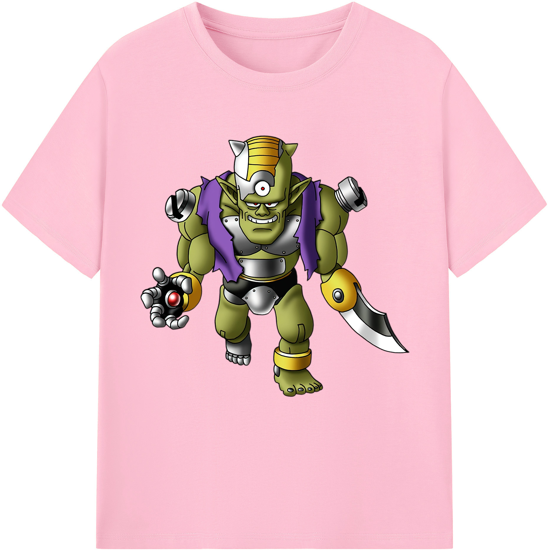 （画像用） ドラゴンクエスト Doragon Kuesuto Dragon Quest 綿100％半袖Tシャツ（フロントプリント）