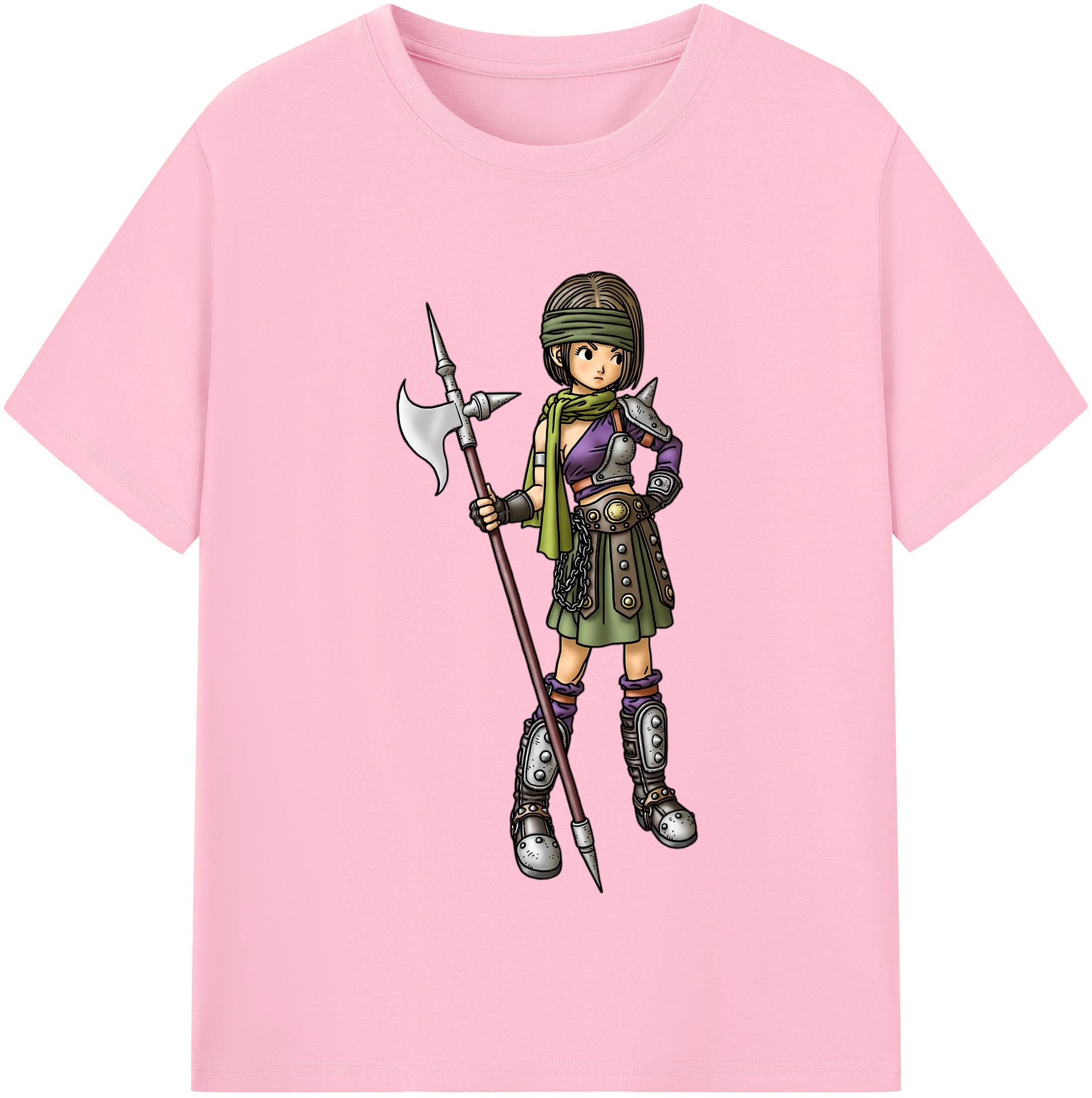 （画像用） ドラゴンクエスト Doragon Kuesuto Dragon Quest 綿100％半袖Tシャツ（フロントプリント）