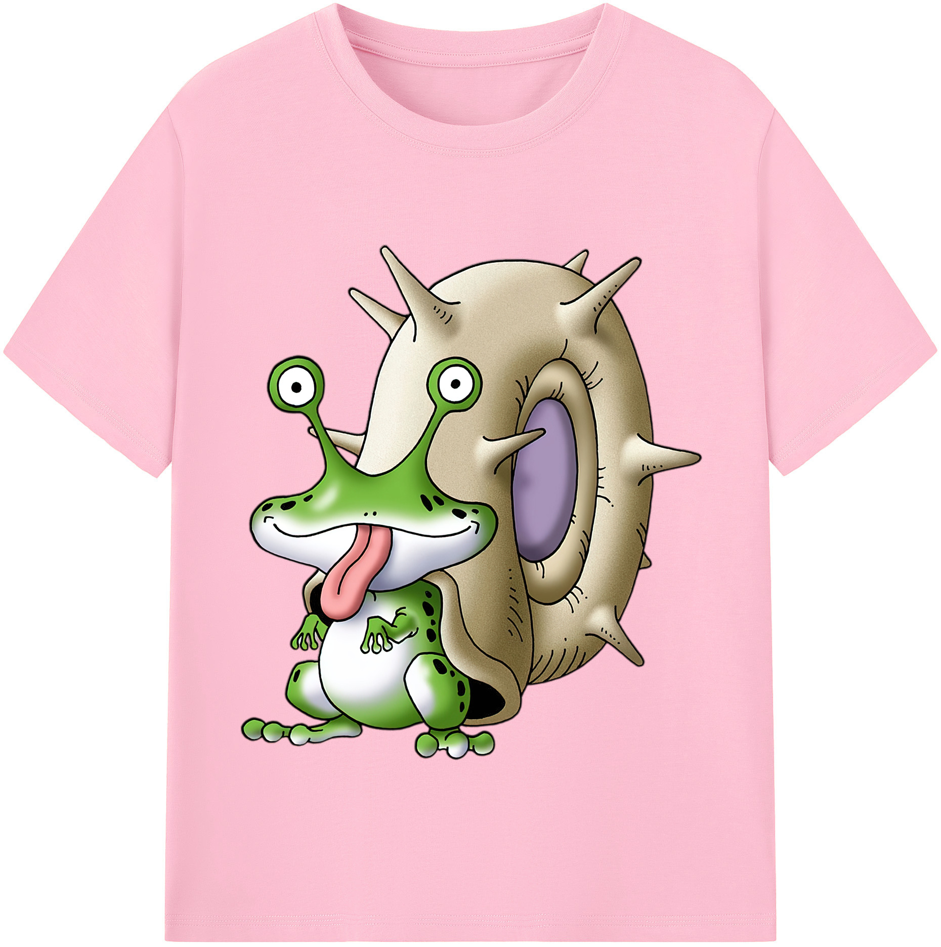 （画像用） ドラゴンクエスト Doragon Kuesuto Dragon Quest 綿100％半袖Tシャツ（フロントプリント）